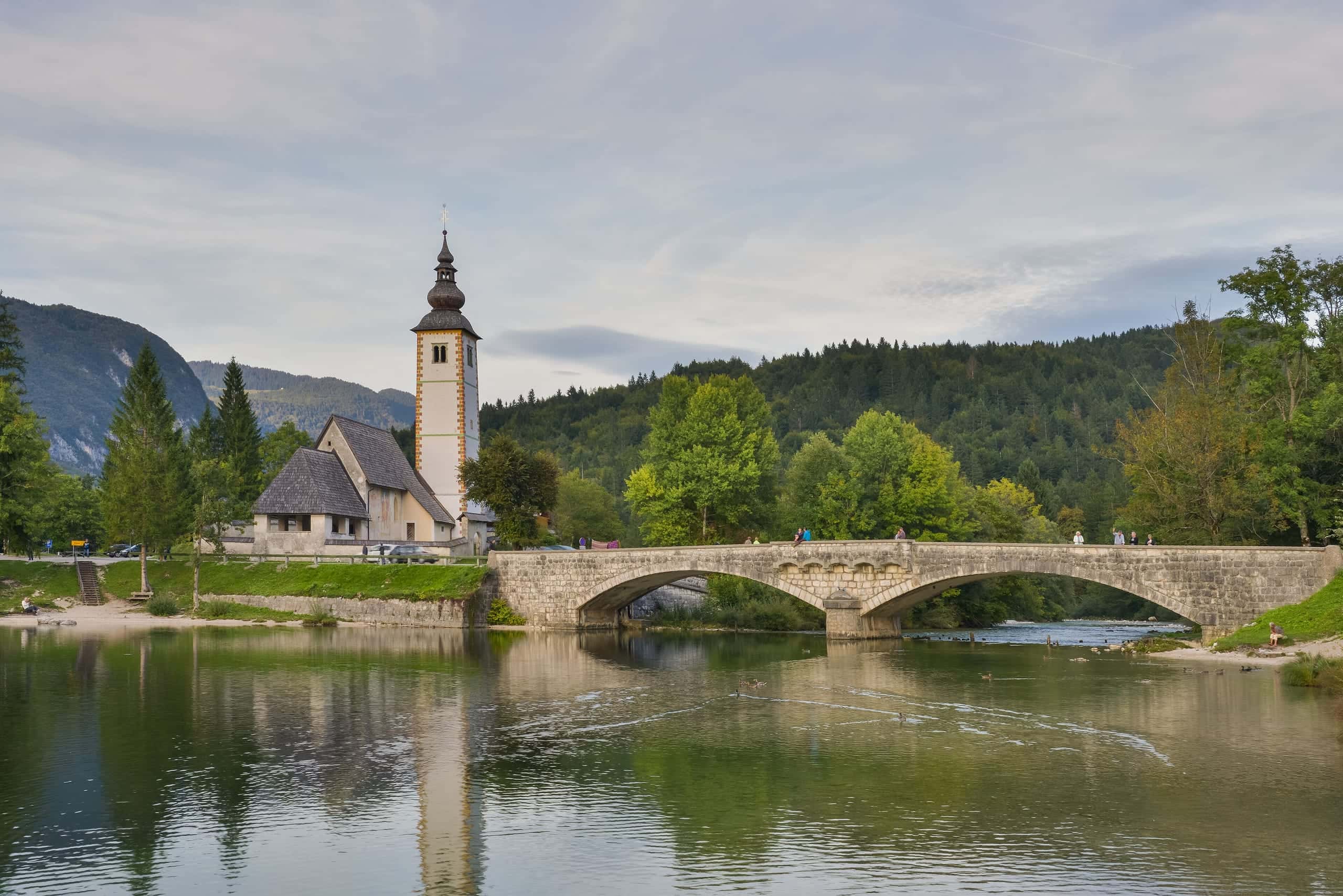 View of Lake Bohinj