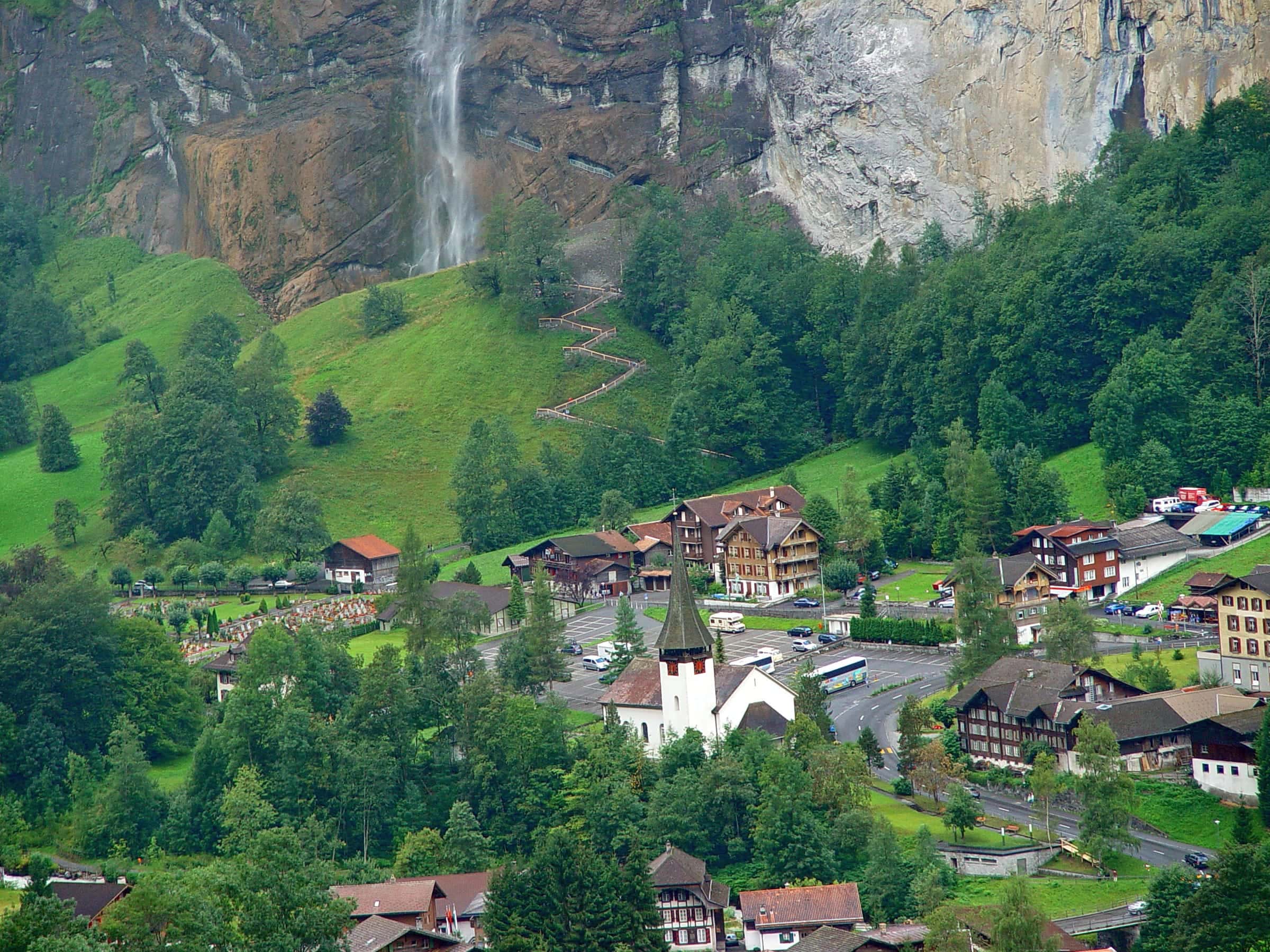 View of Lauterbrunnen