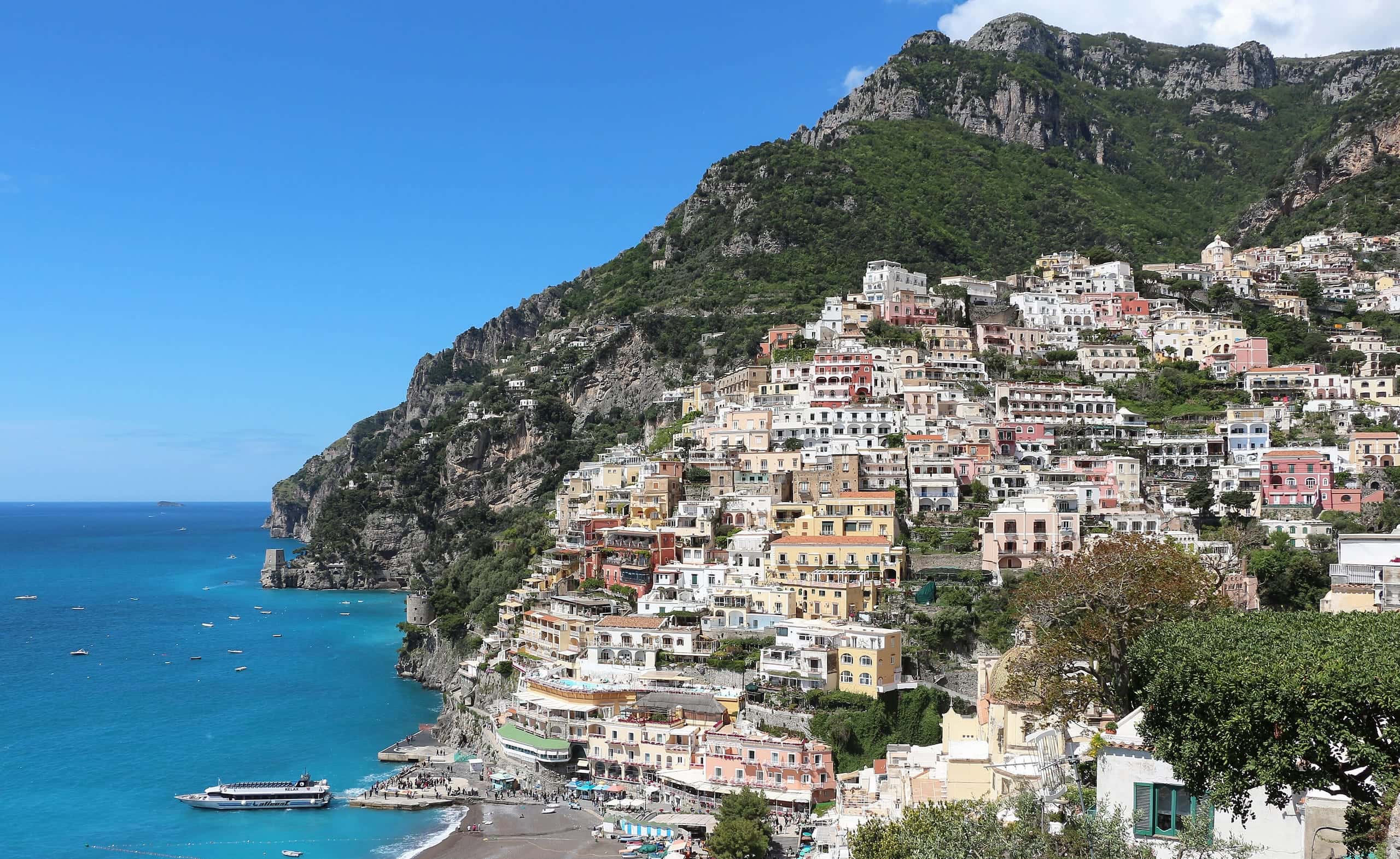 Vista de Positano