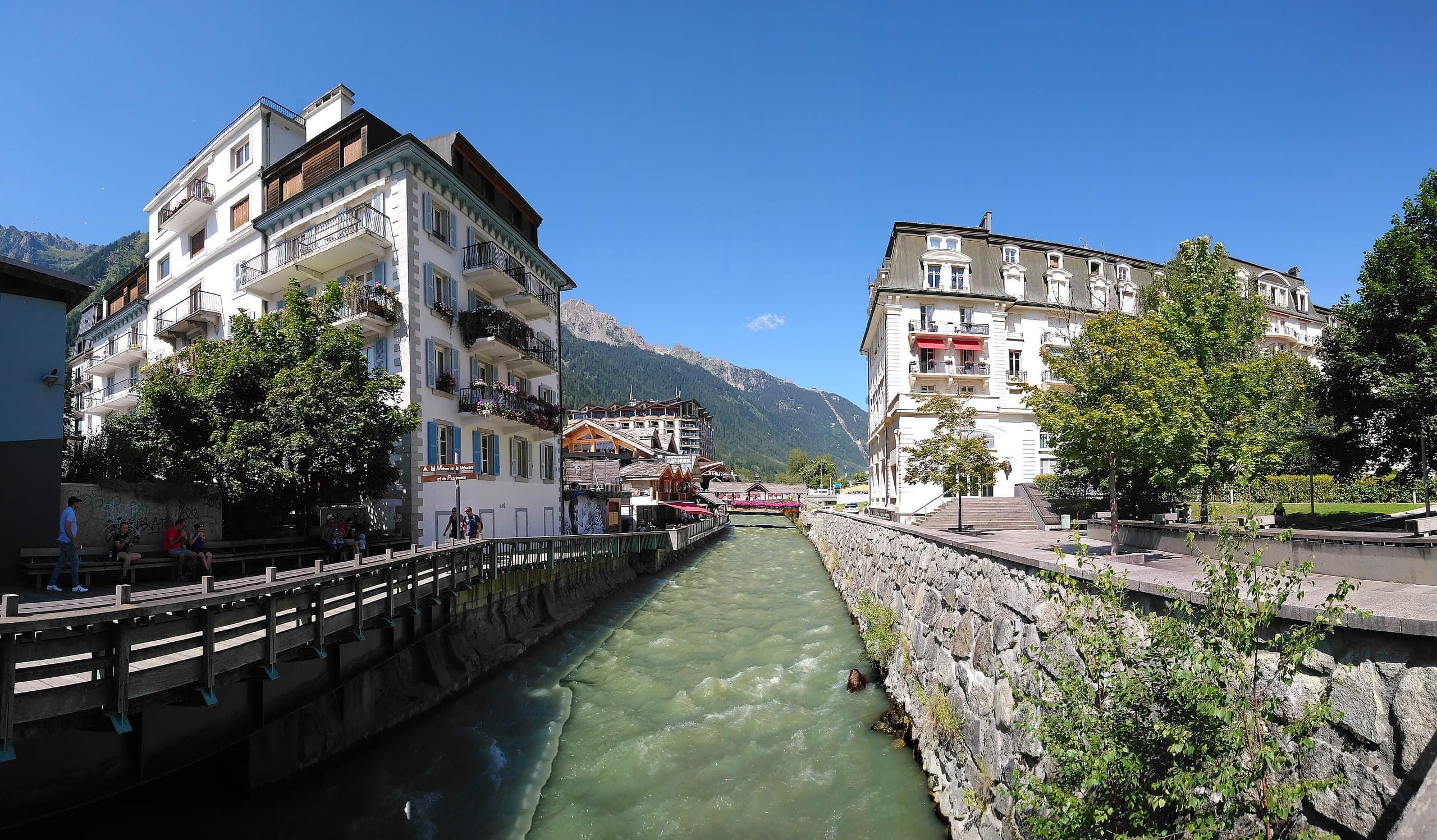 Vue de Chamonix