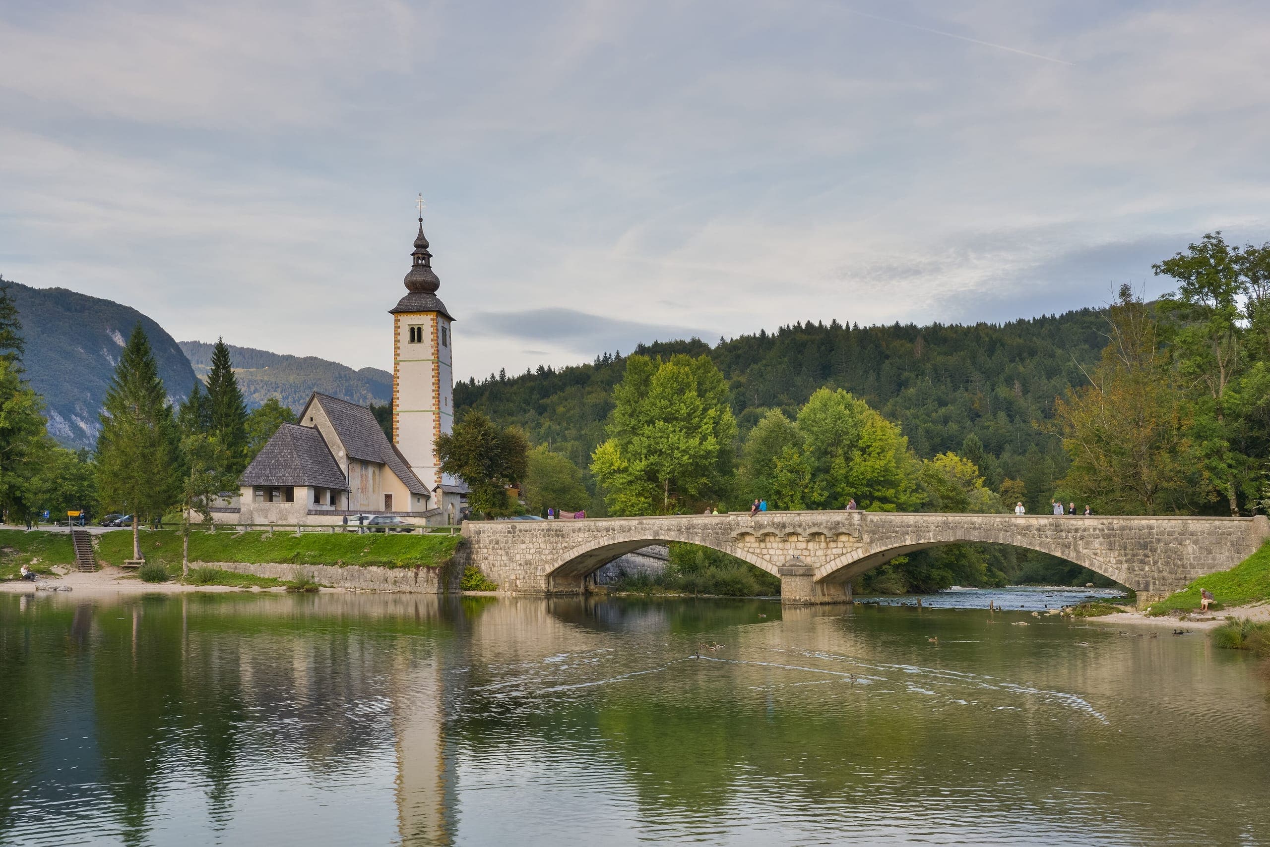 View of Lake Bohinj