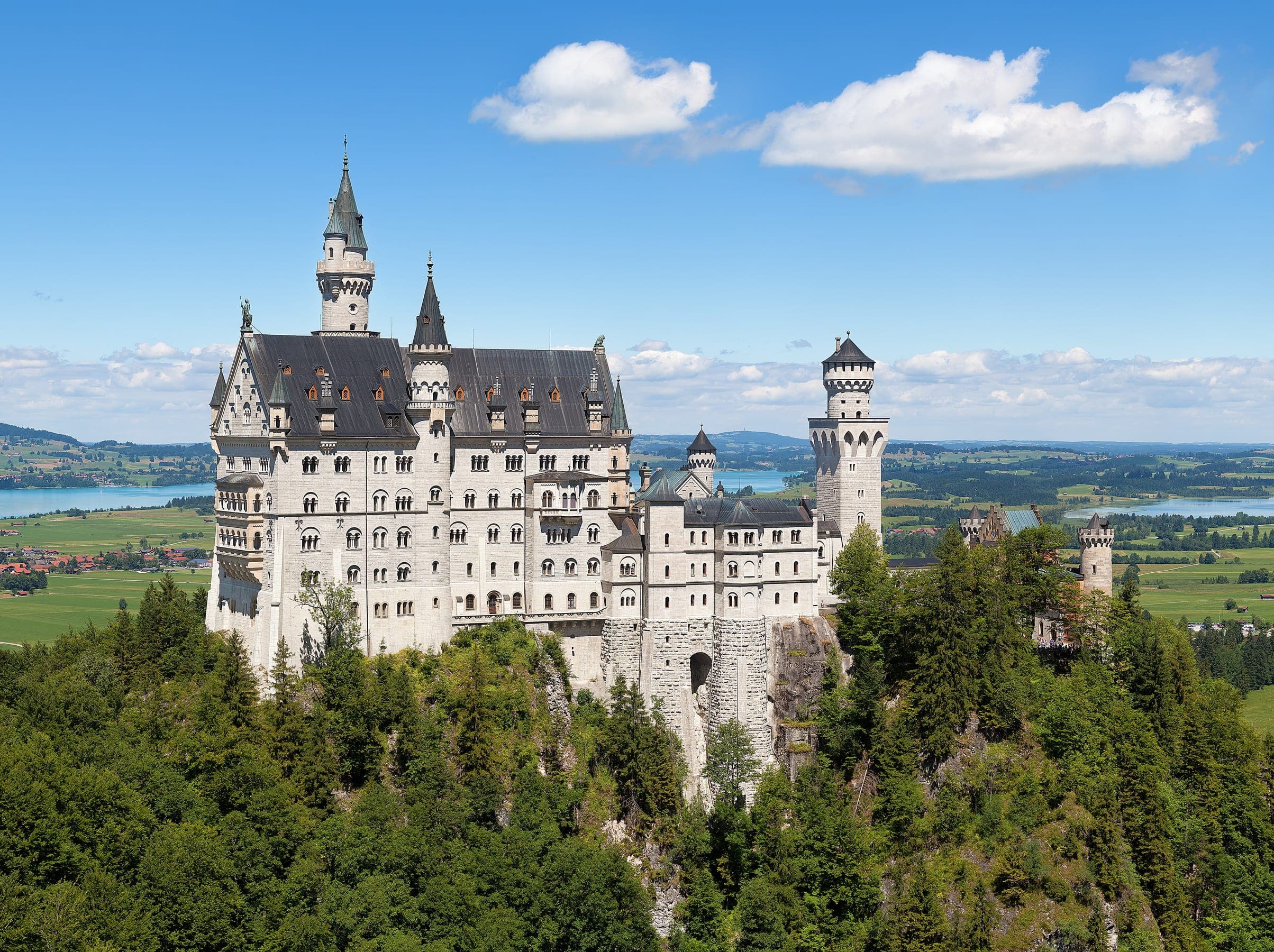 View of Neuschwanstein Castle