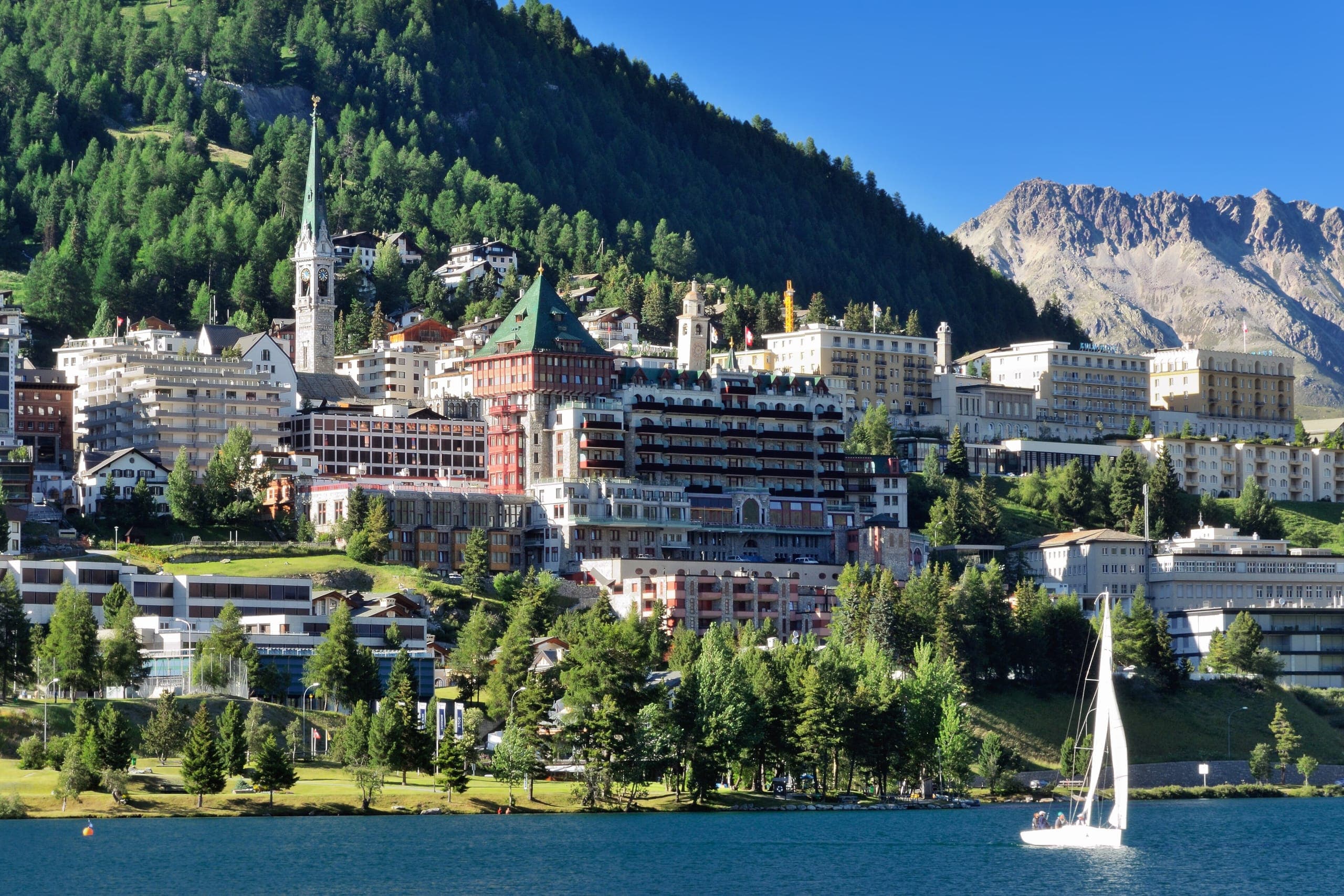 Vista de St. Moritz