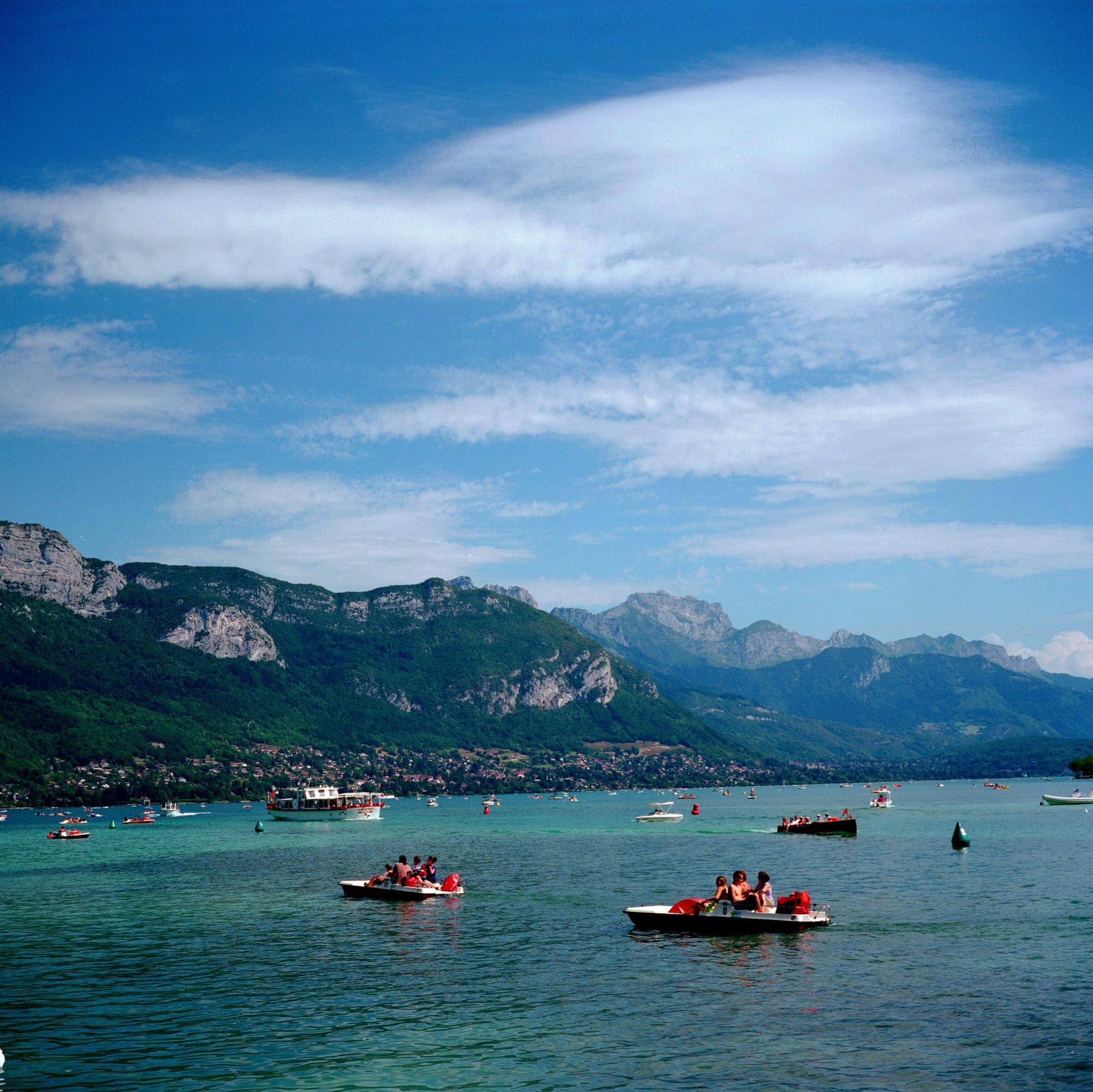 Invierno, Vista de Annecy