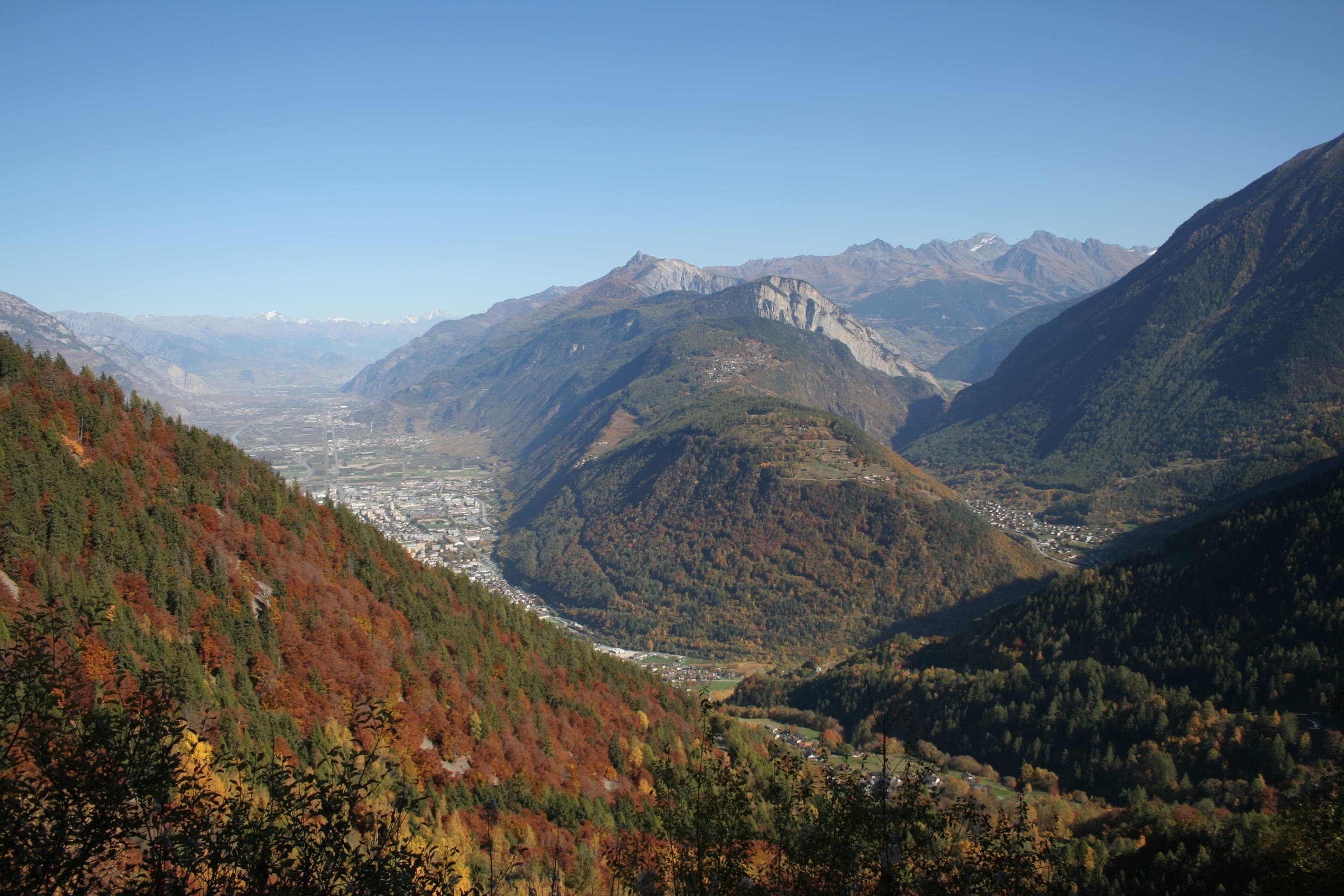 Sonbahar, Chamonix manzarası