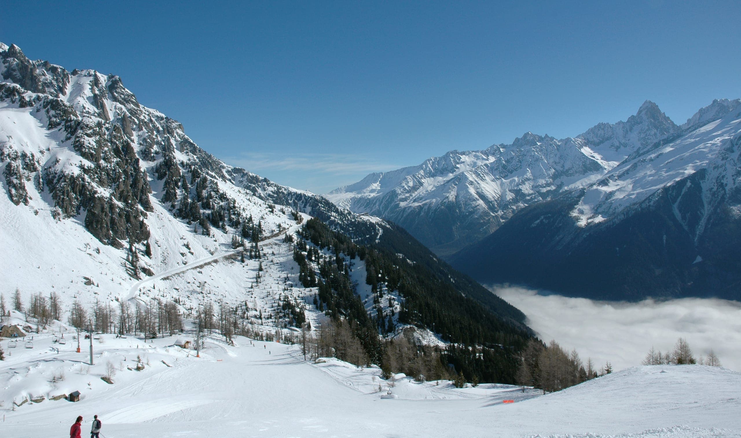 İlkbahar, Chamonix manzarası