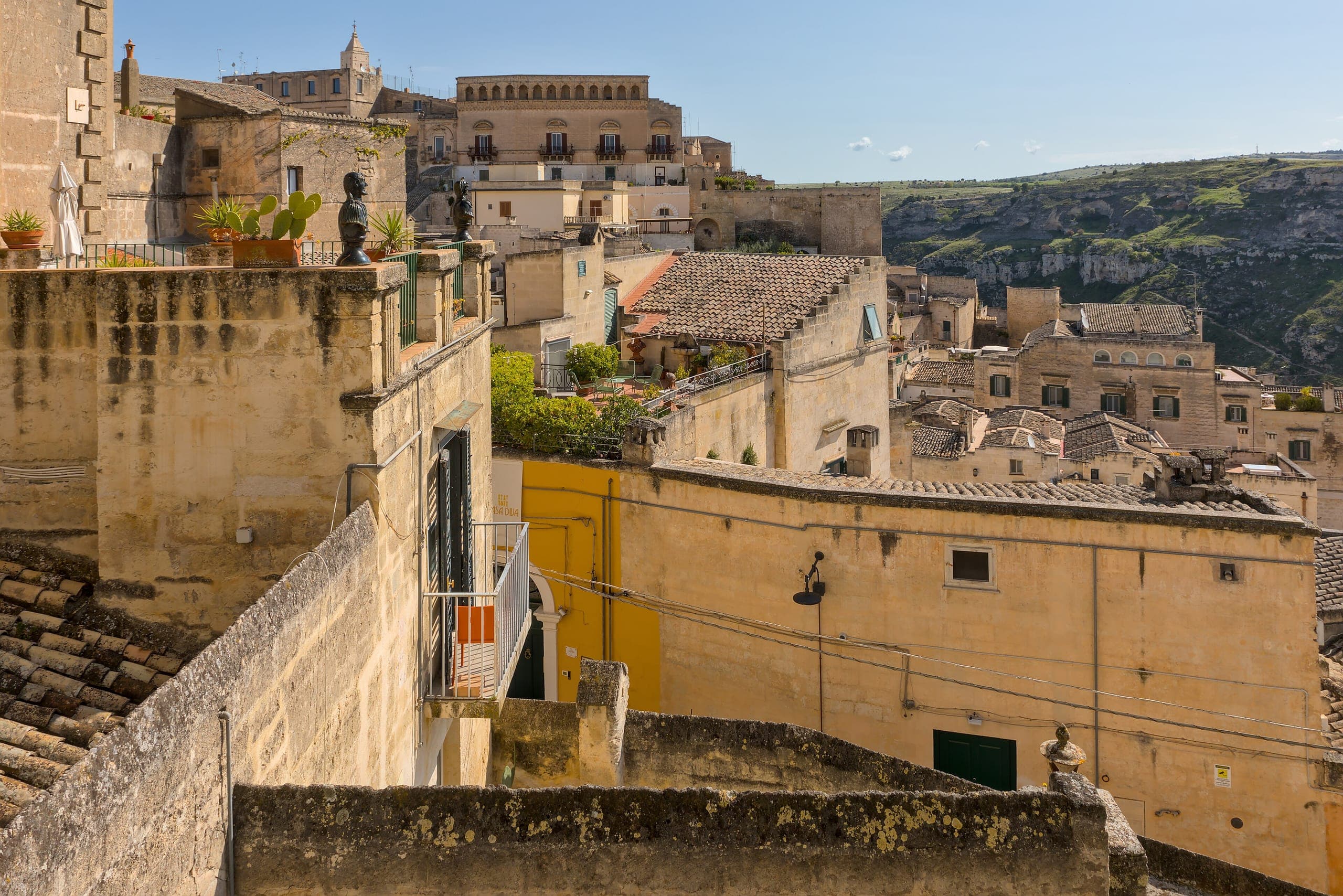 Frühling, Ansicht von Matera