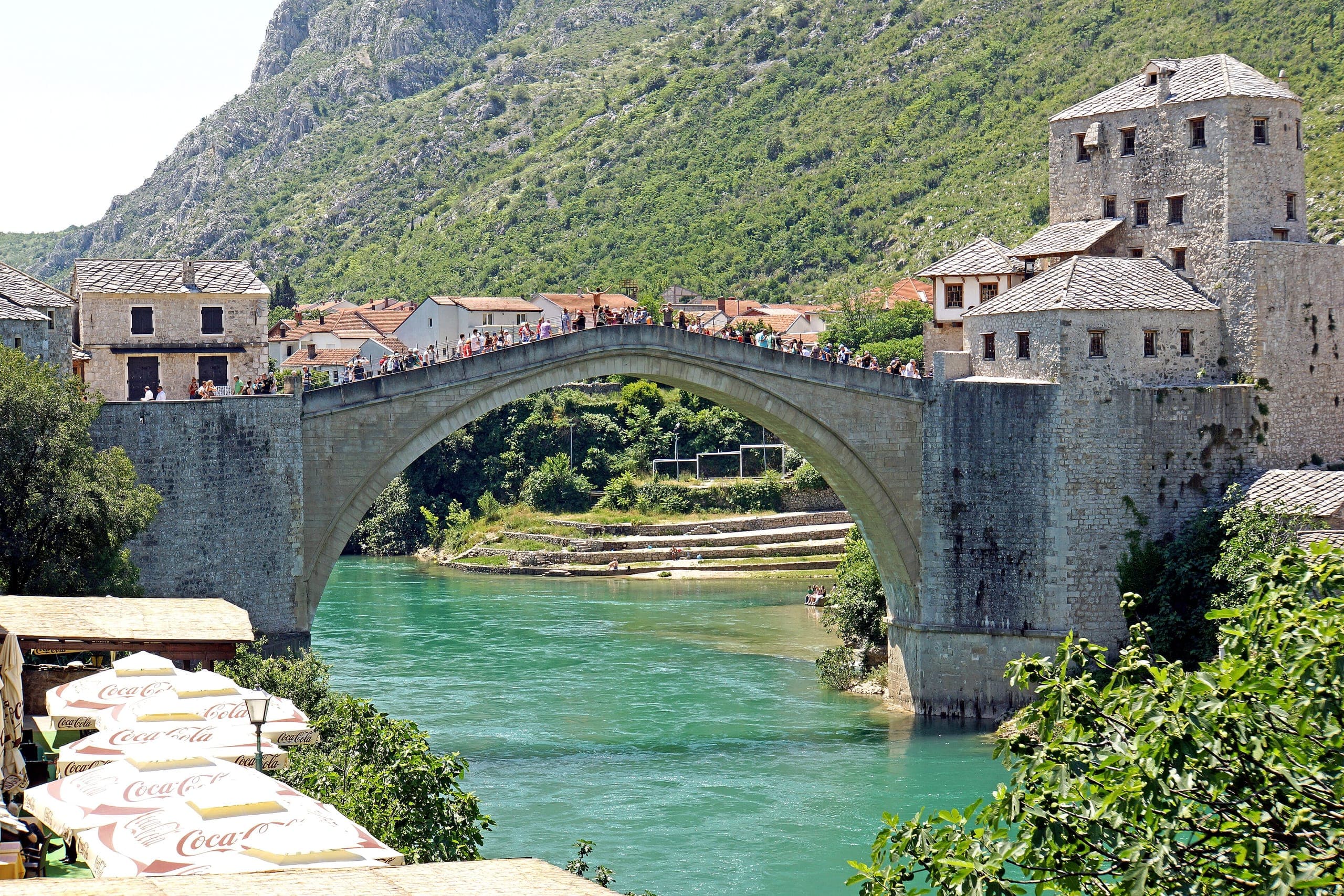 Sommer, Ansicht von Mostar