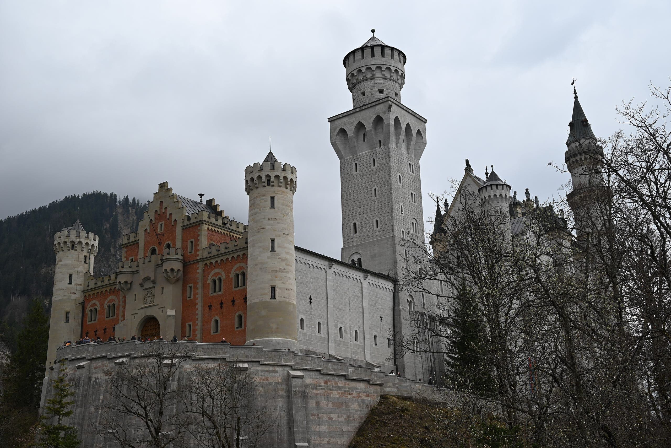 Primavera, Vista de Castillo de Neuschwanstein