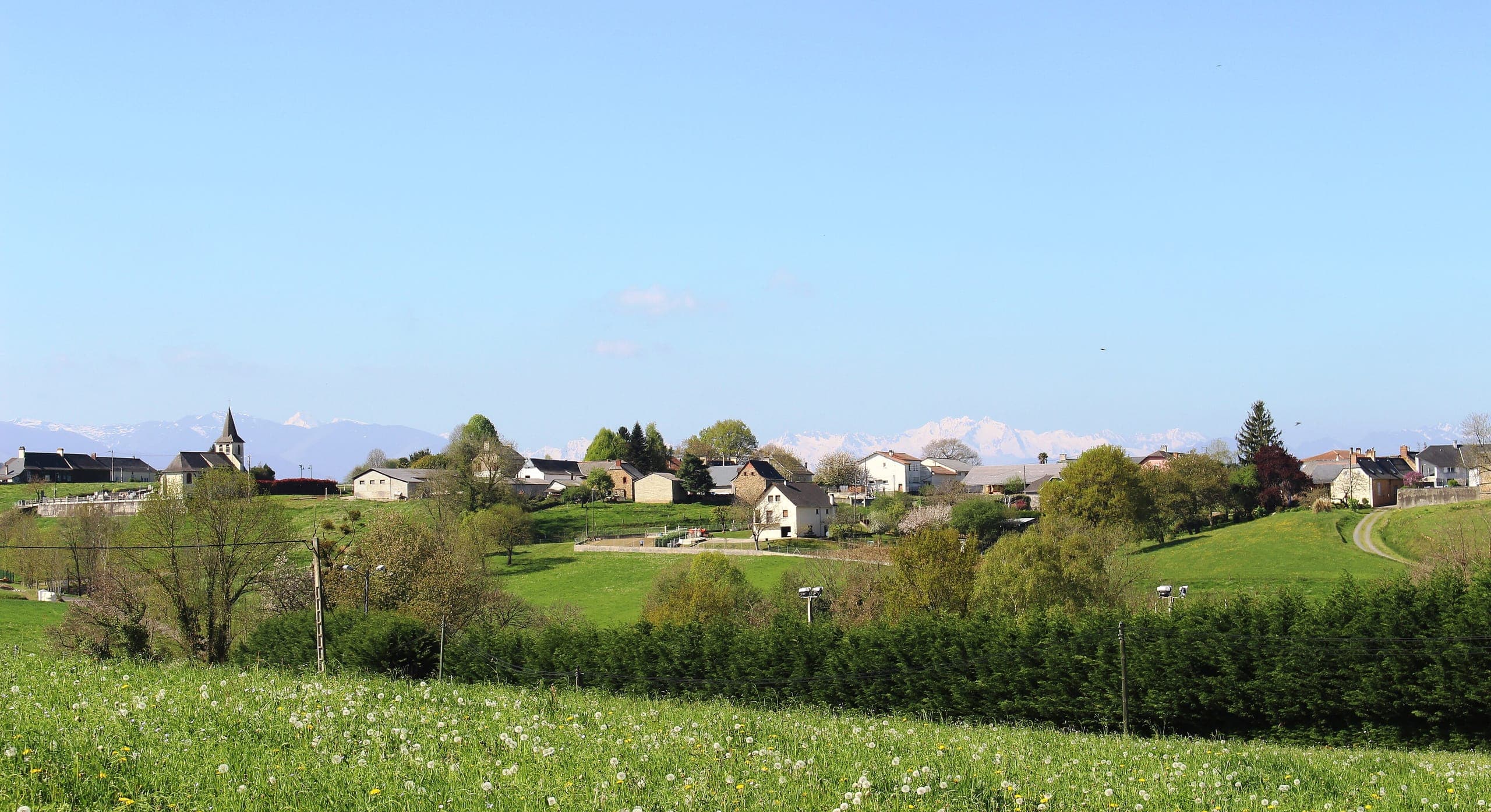 Primavera, Vista de Bovec