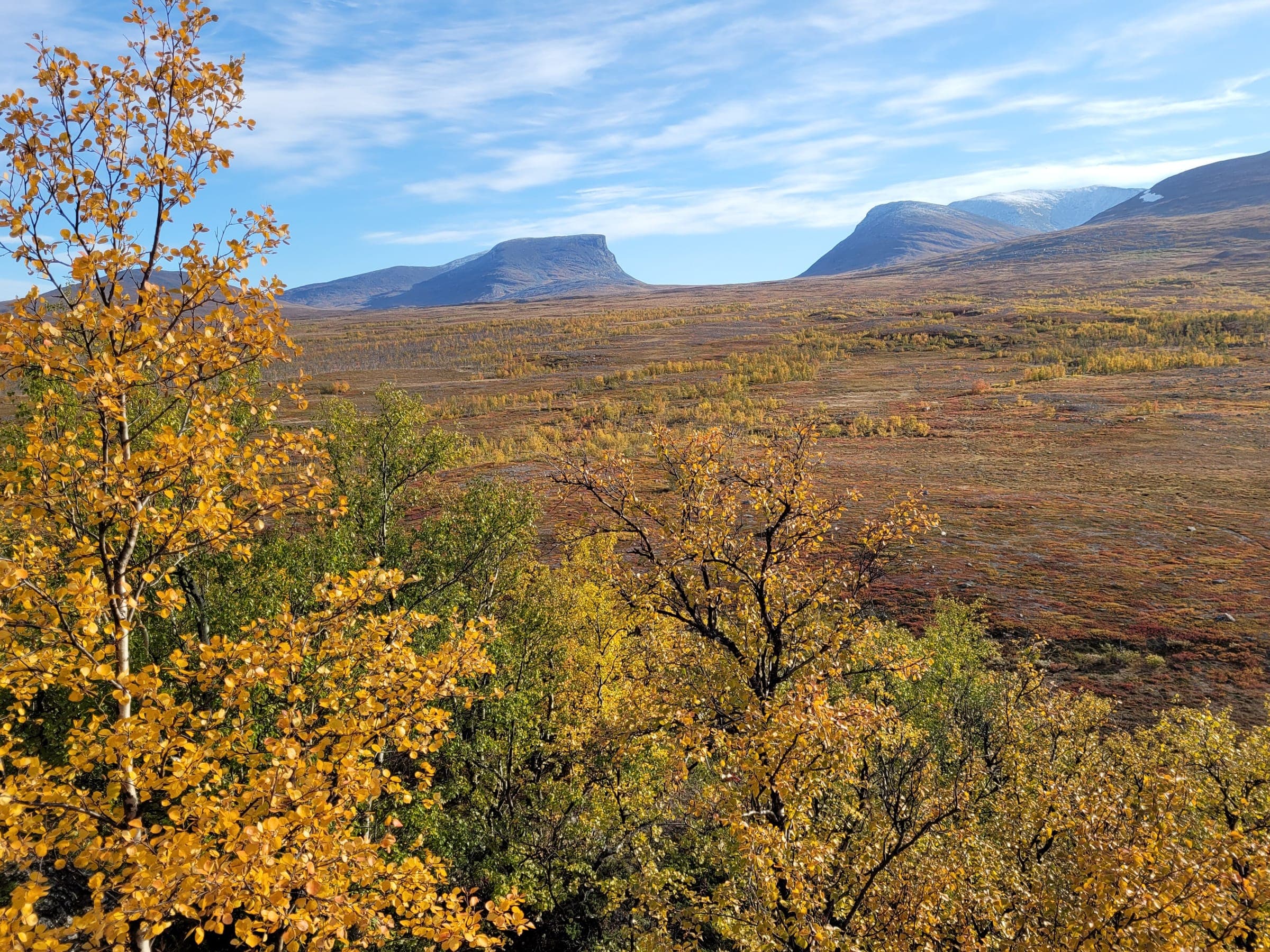 Automne, Vue de Abisko