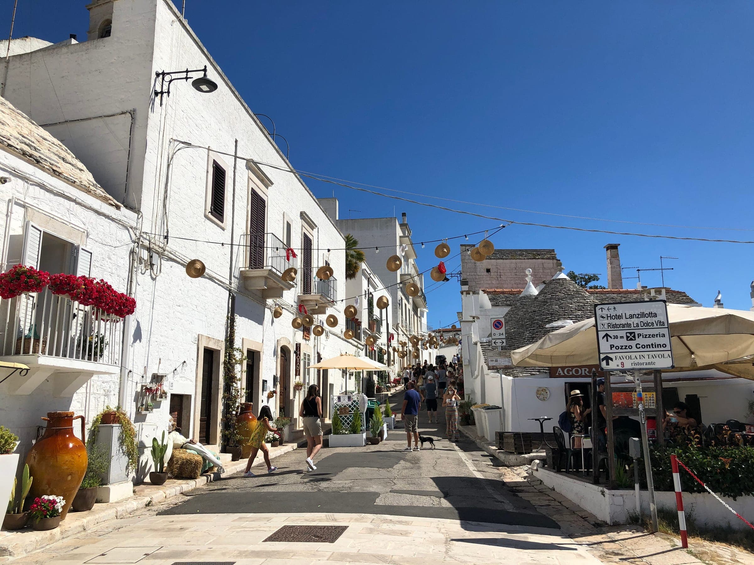 Summer, View of Alberobello