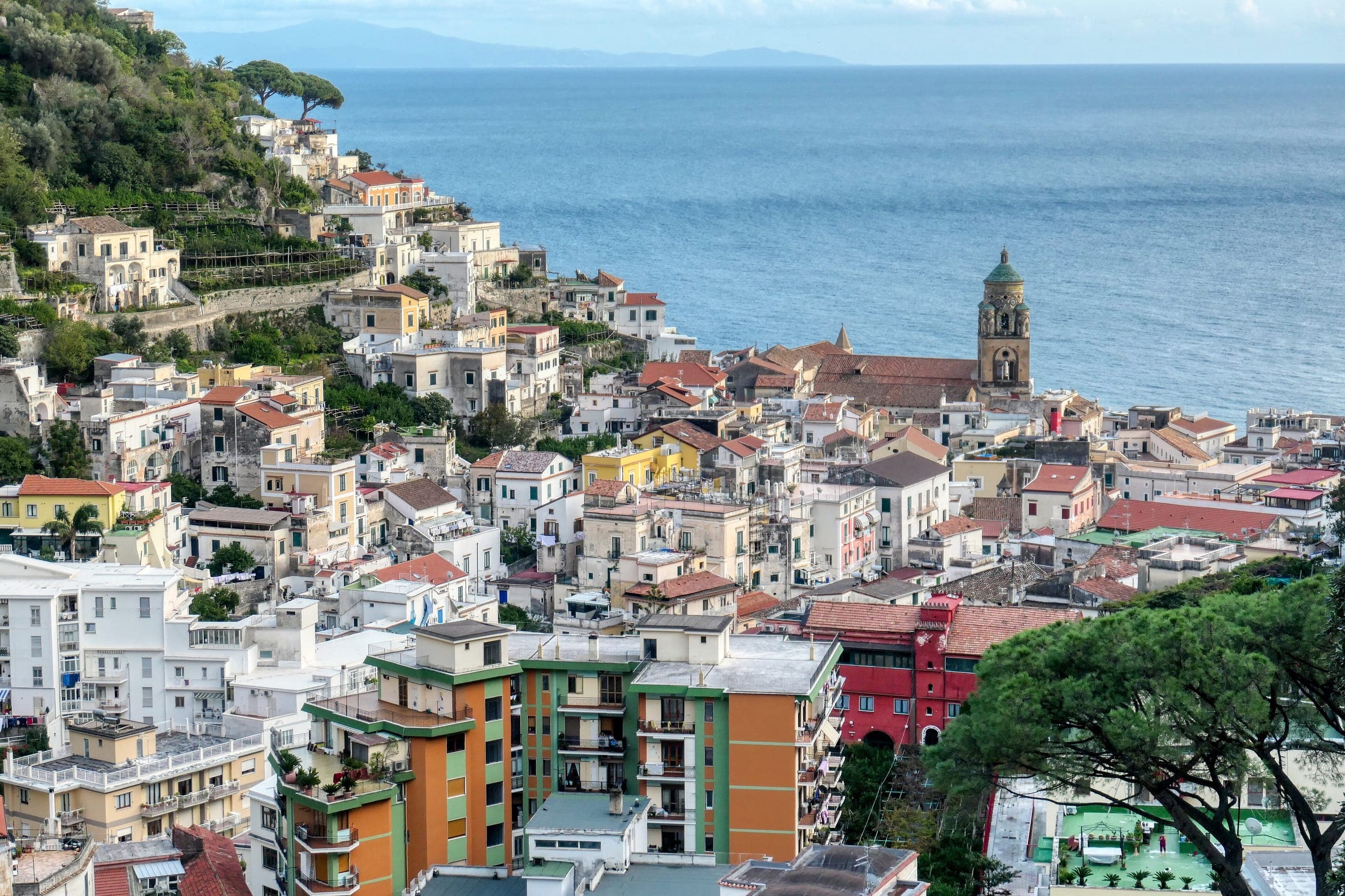 Otoño, Vista de Amalfi