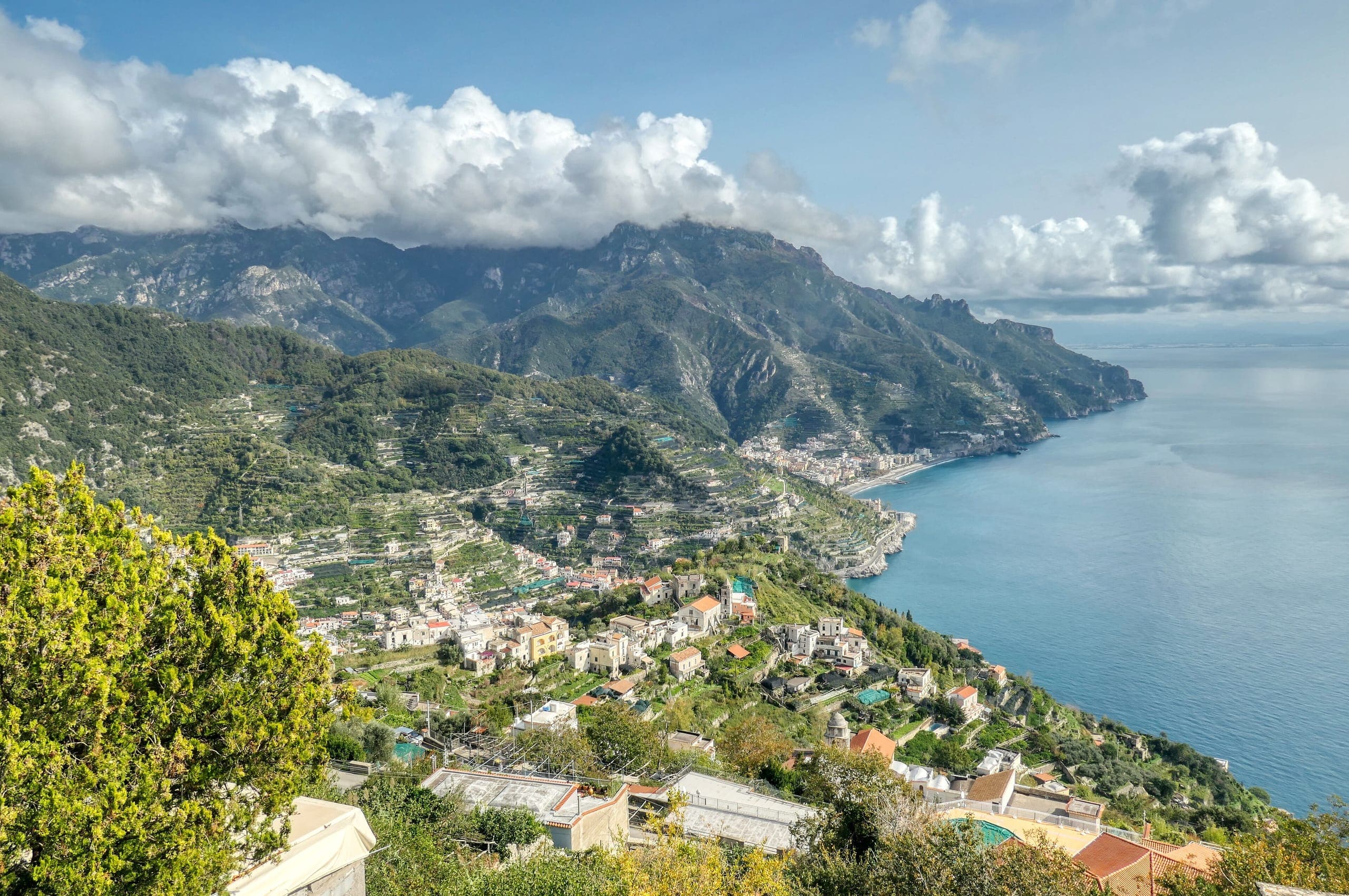 Otoño, Vista de Costa Amalfitana