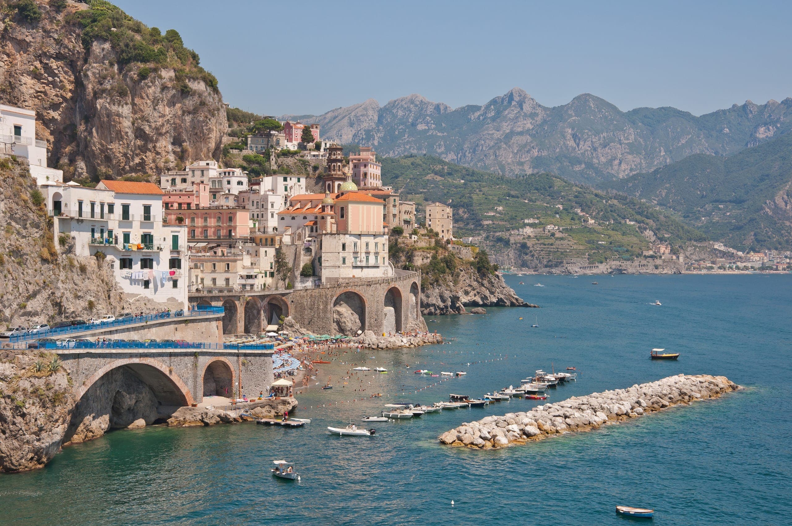 Verano, Vista de Amalfi