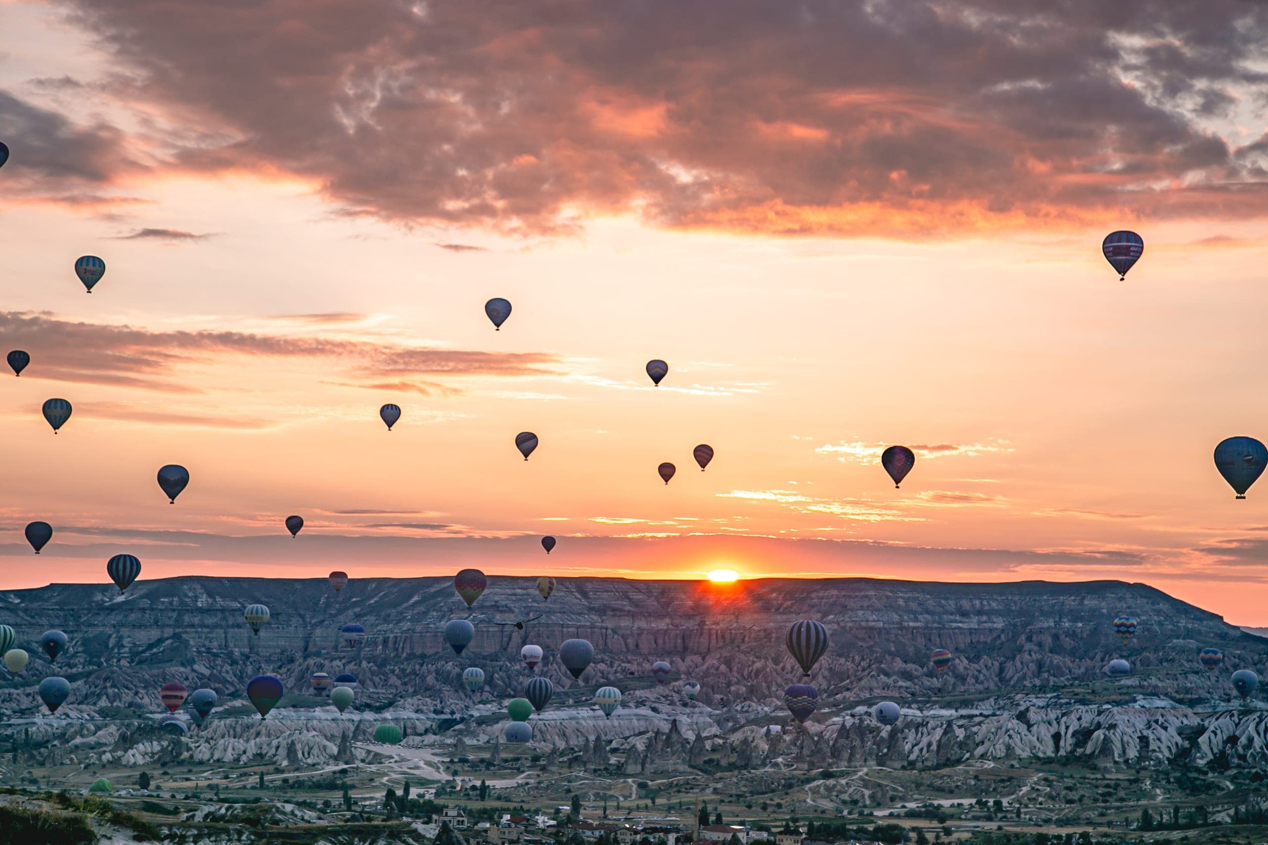 Sommer, Ansicht von Cappadocia