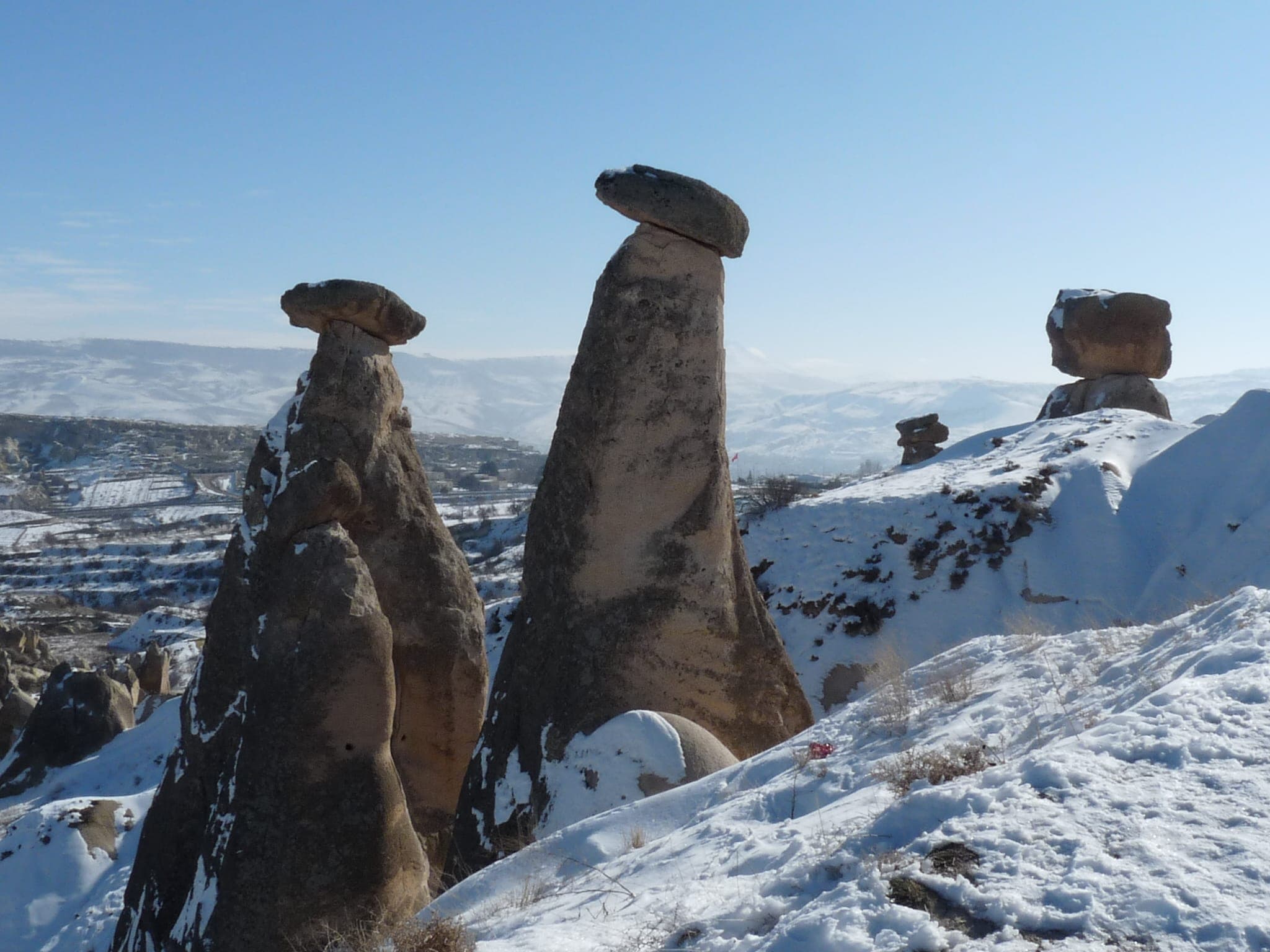 Winter, Ansicht von Cappadocia