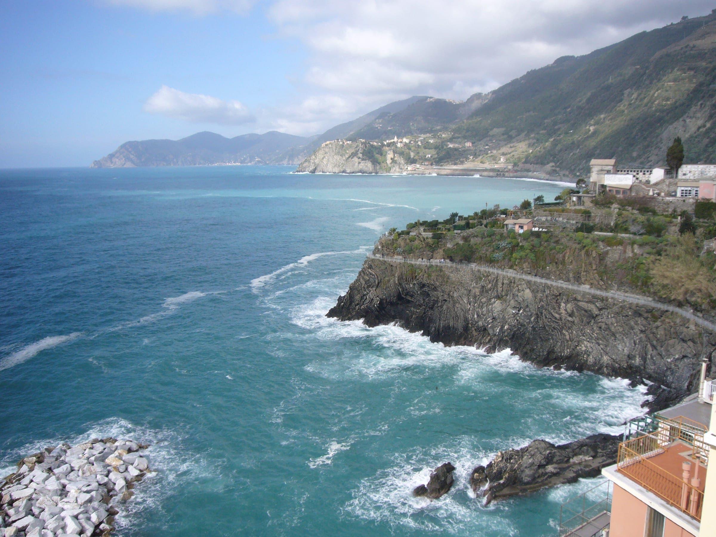Invierno, Vista de Cinque Terre