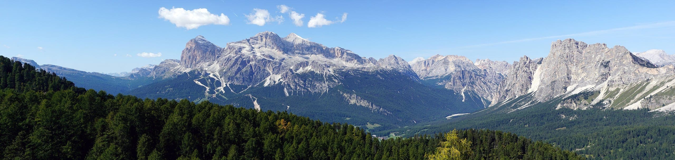 Otoño, Vista de Cortina d'Ampezzo