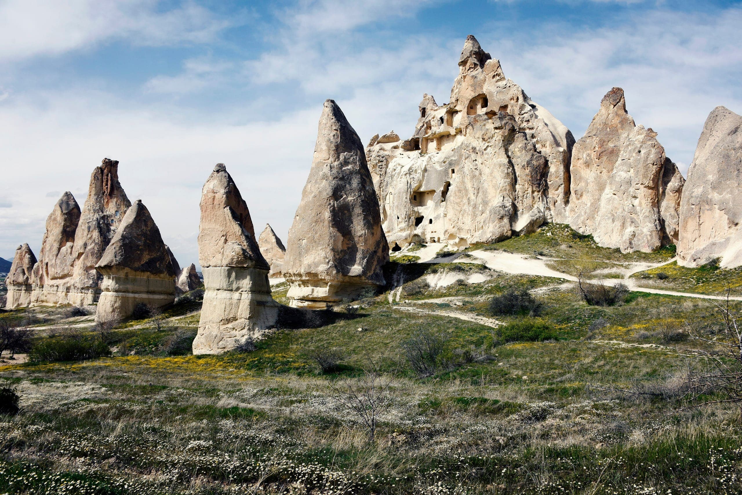 Primavera, Vista de Goreme