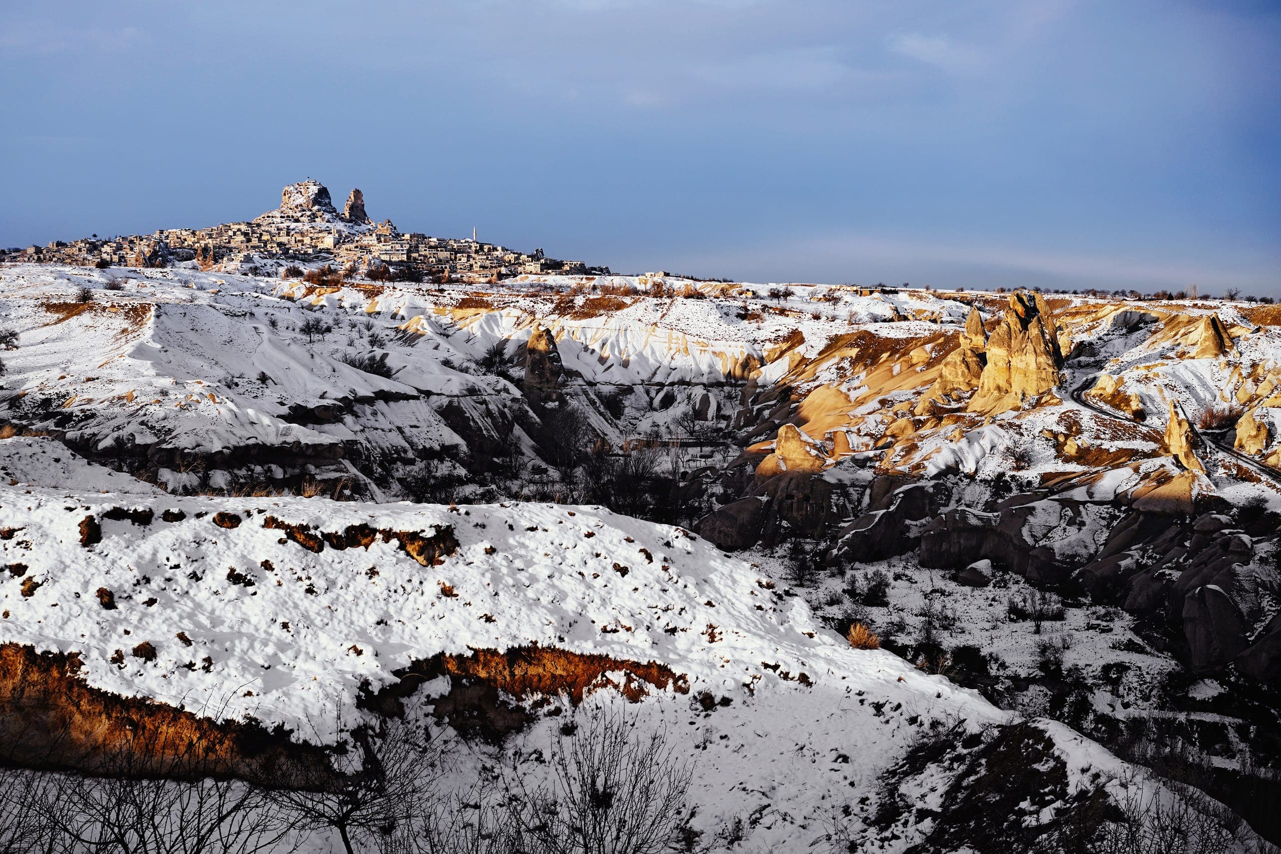Invierno, Vista de Goreme