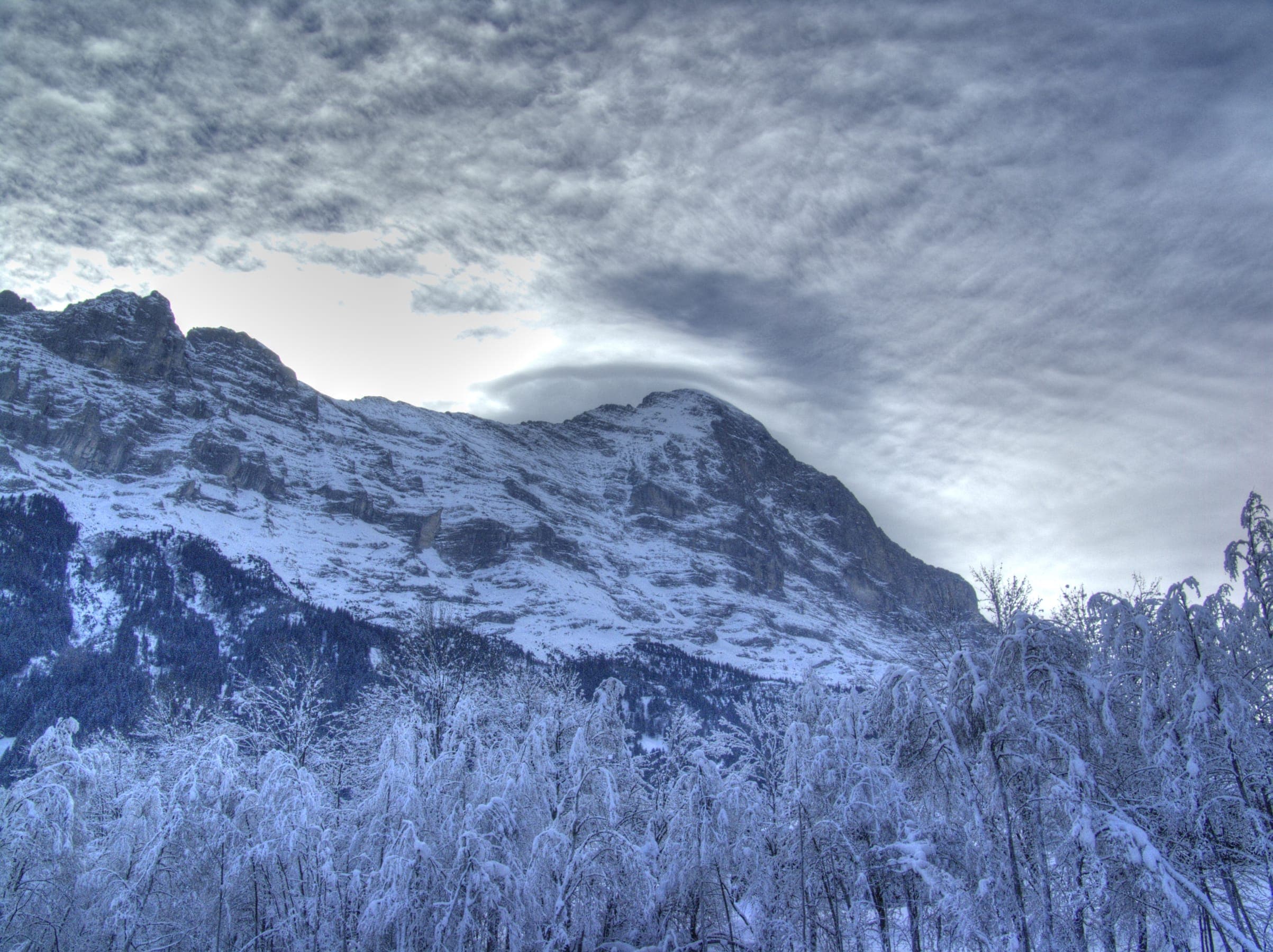 Winter, Ansicht von Grindelwald
