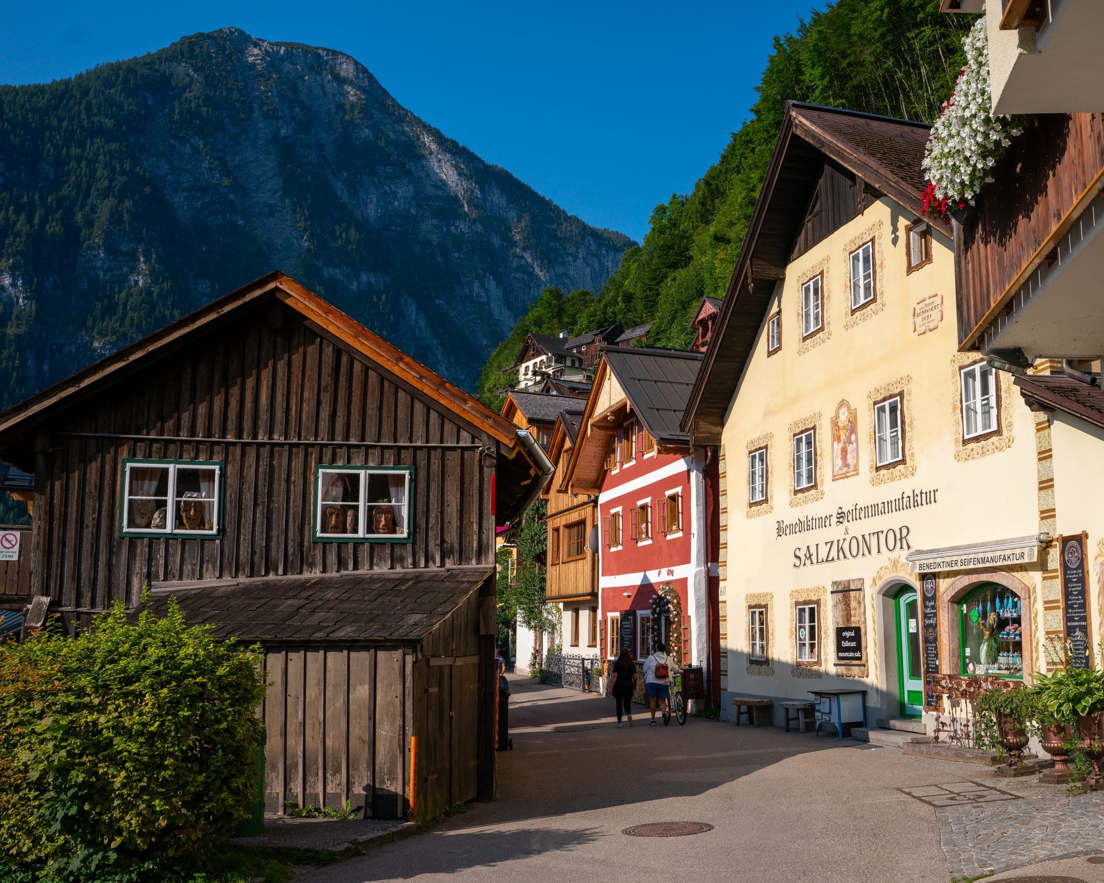 Sommer, Ansicht von Hallstatt