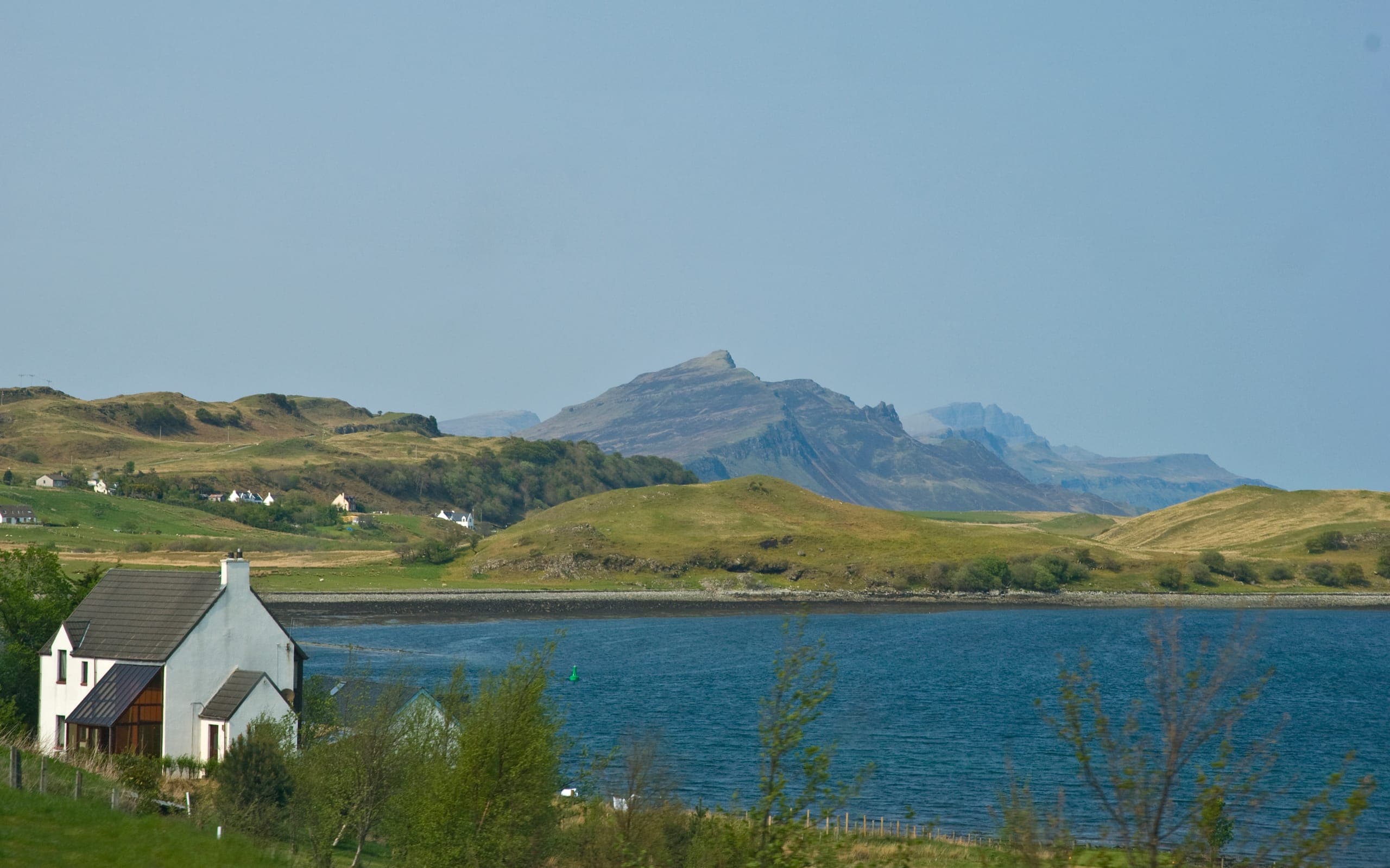 Spring, View of Isle of Skye