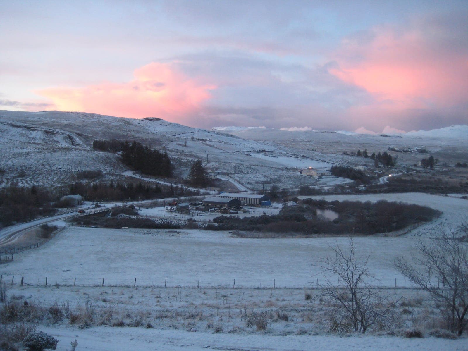 Winter, View of Isle of Skye