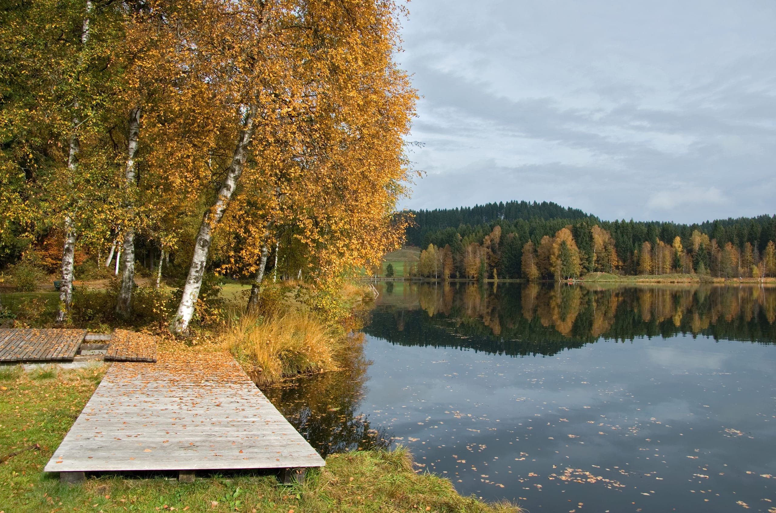 Automne, Vue de Kitzbuhel