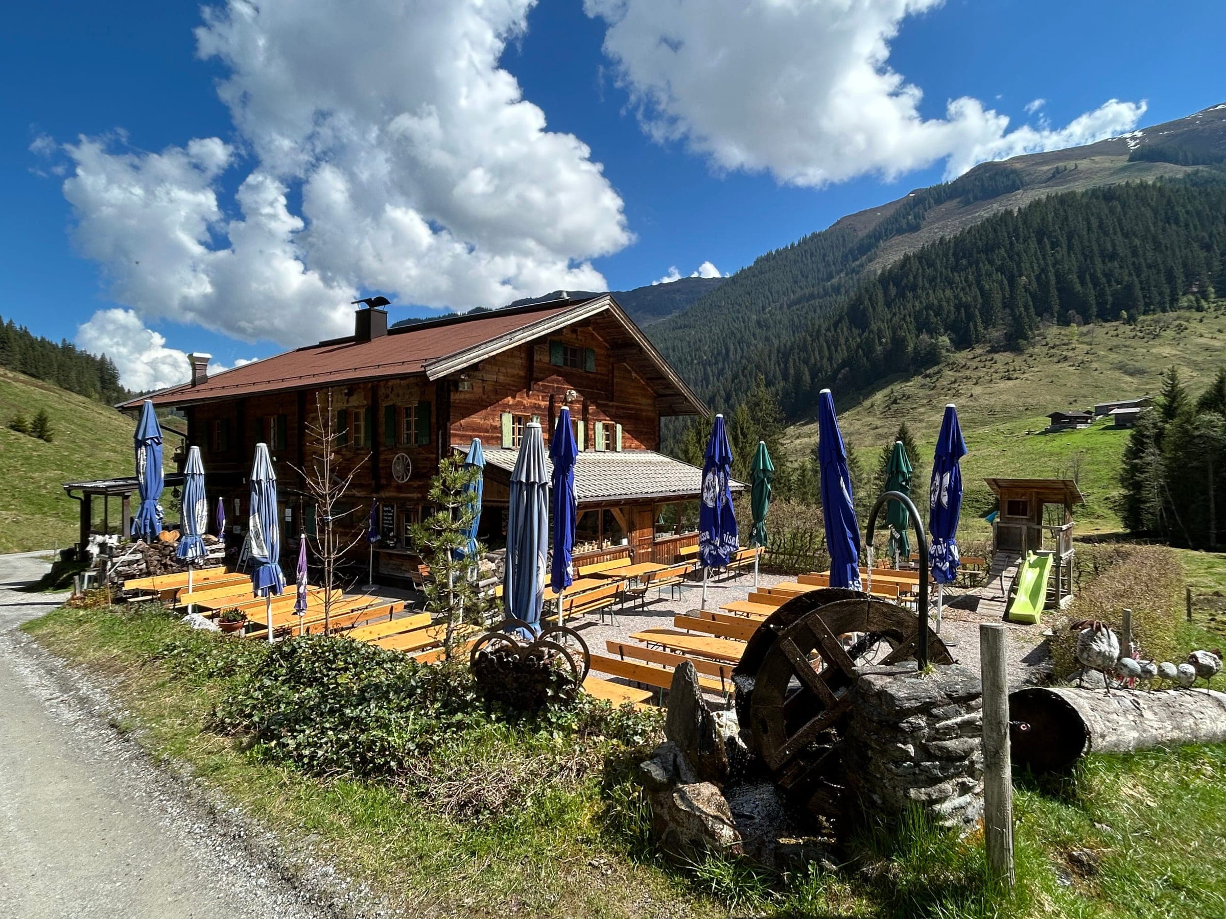 Printemps, Vue de Kitzbuhel