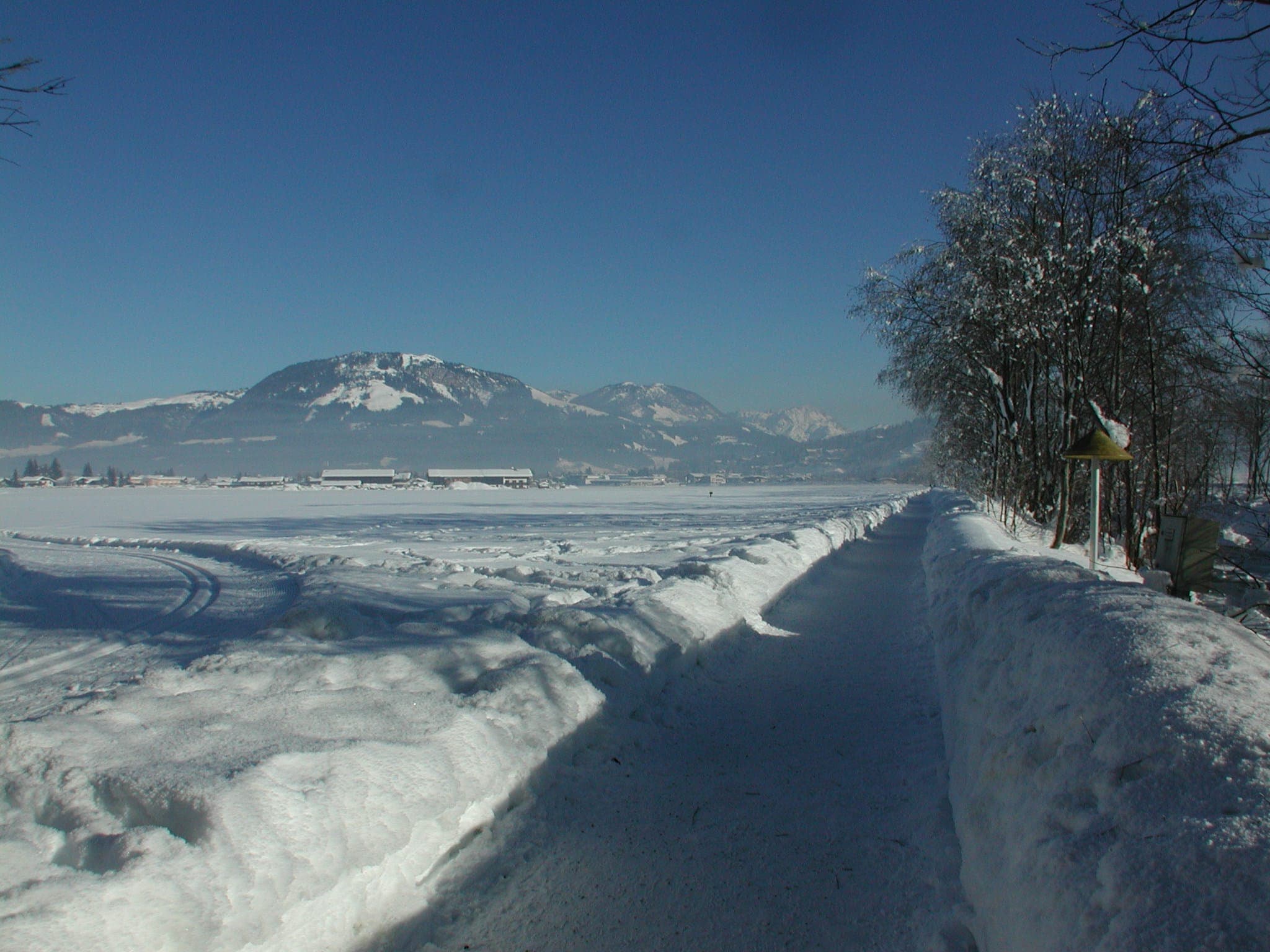 Hiver, Vue de Kitzbuhel