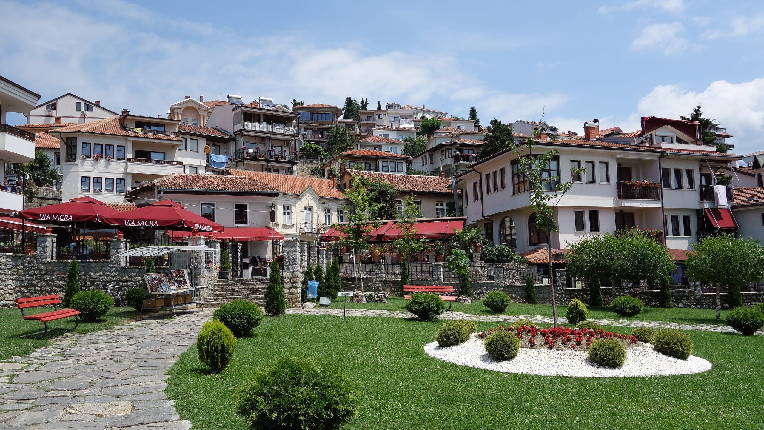 Summer, View of Lake Ohrid