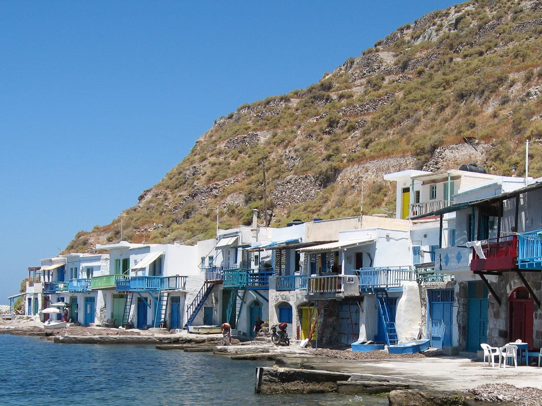 Sommer, Ansicht von Milos