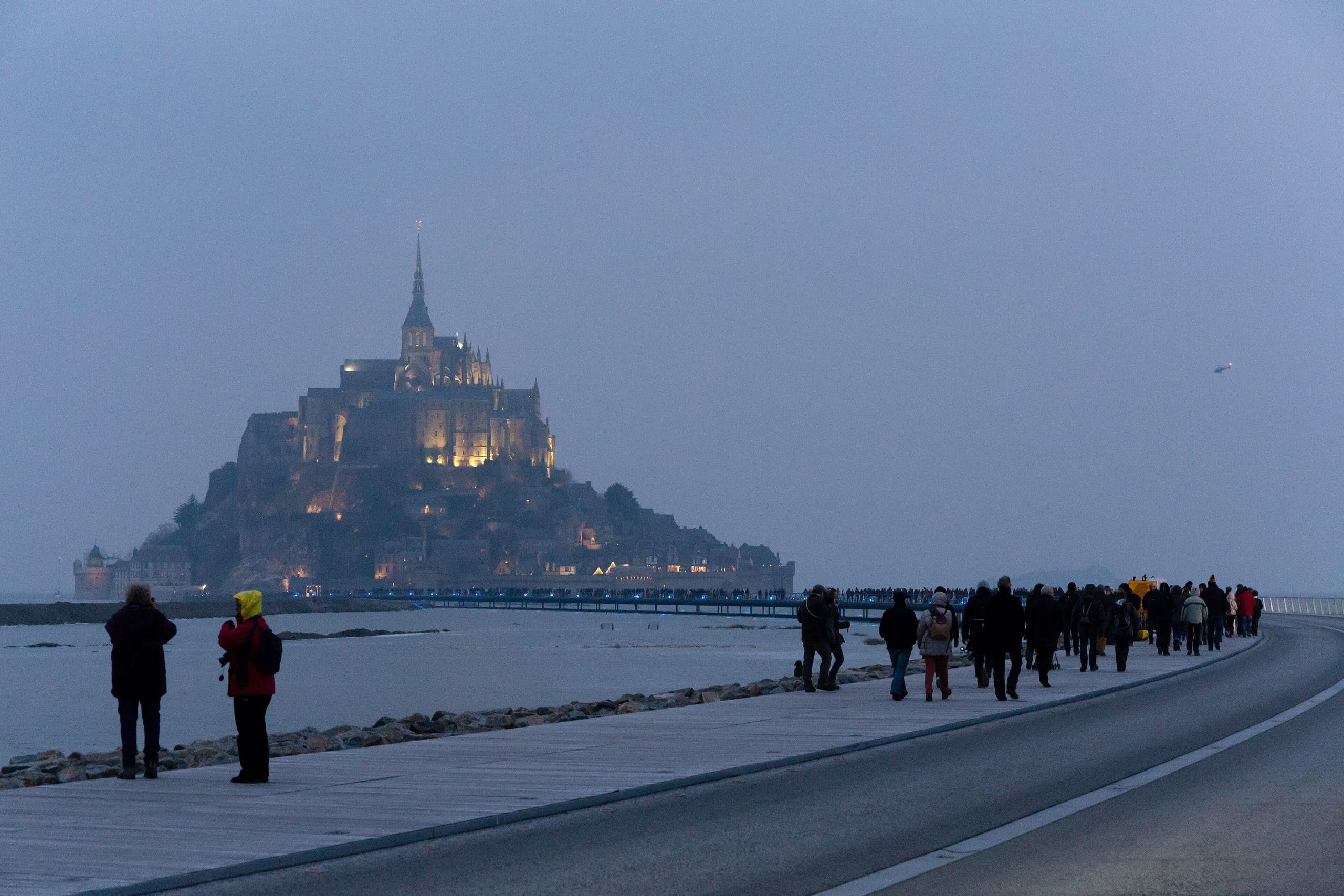Primavera, Vista de Mont-Saint-Michel