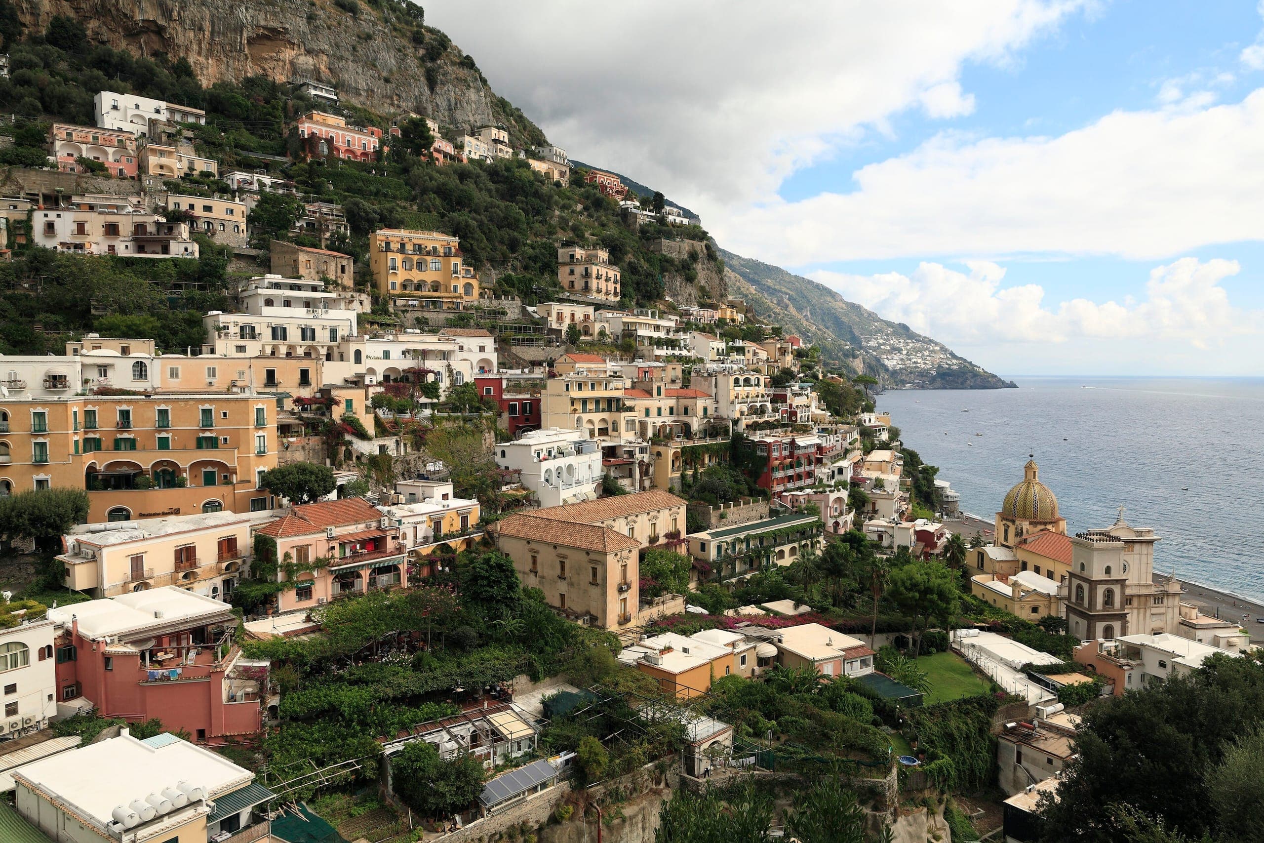 Herbst, Ansicht von Positano