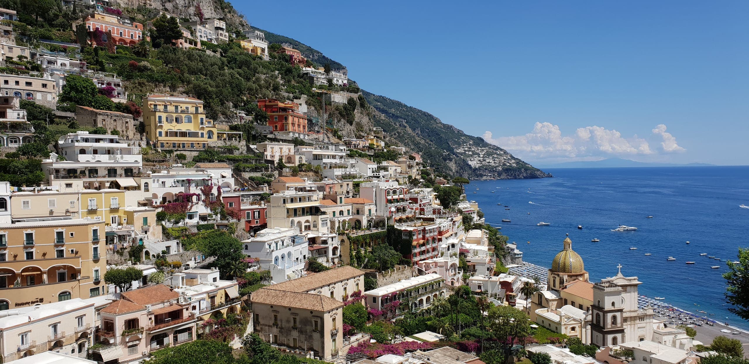 Sommer, Ansicht von Positano