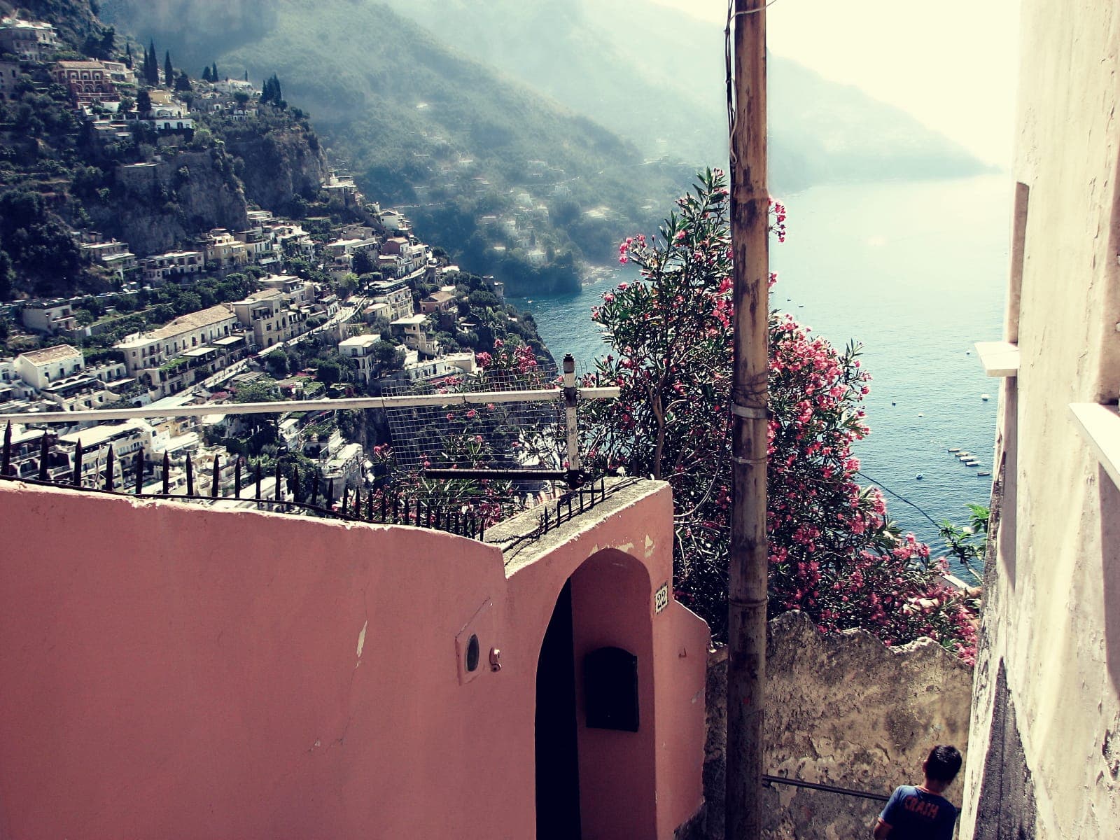 Winter, Ansicht von Positano