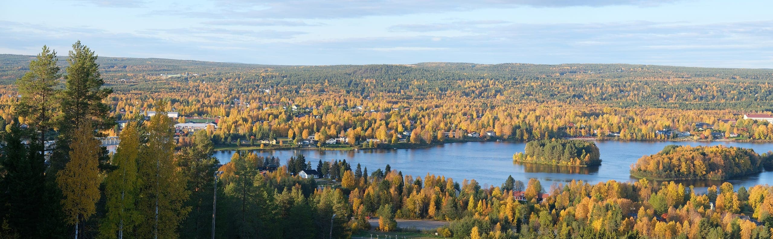 Autumn, View of Rovaniemi