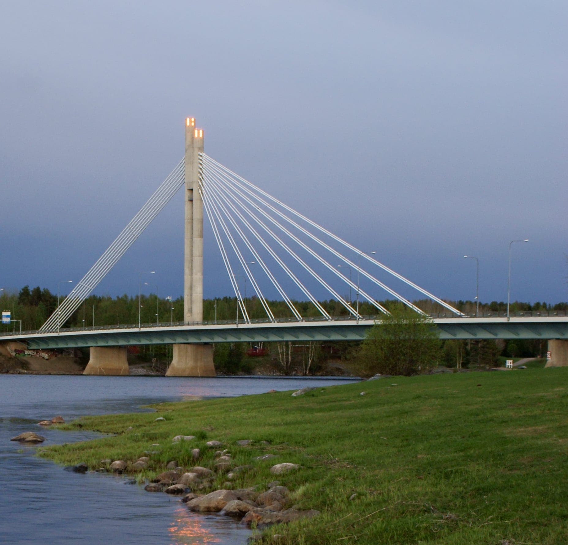Spring, View of Rovaniemi