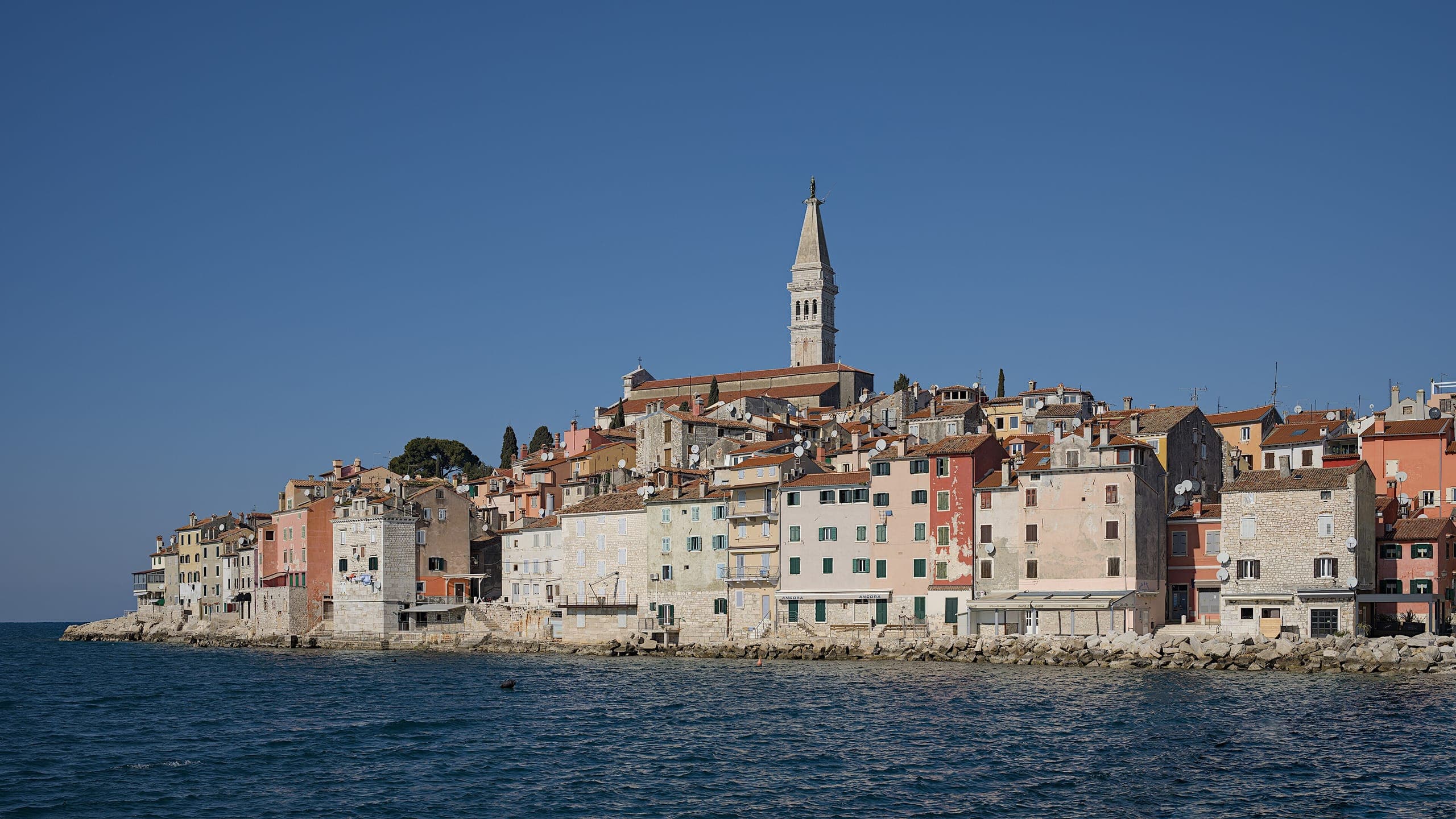 Hiver, Vue de Rovinj