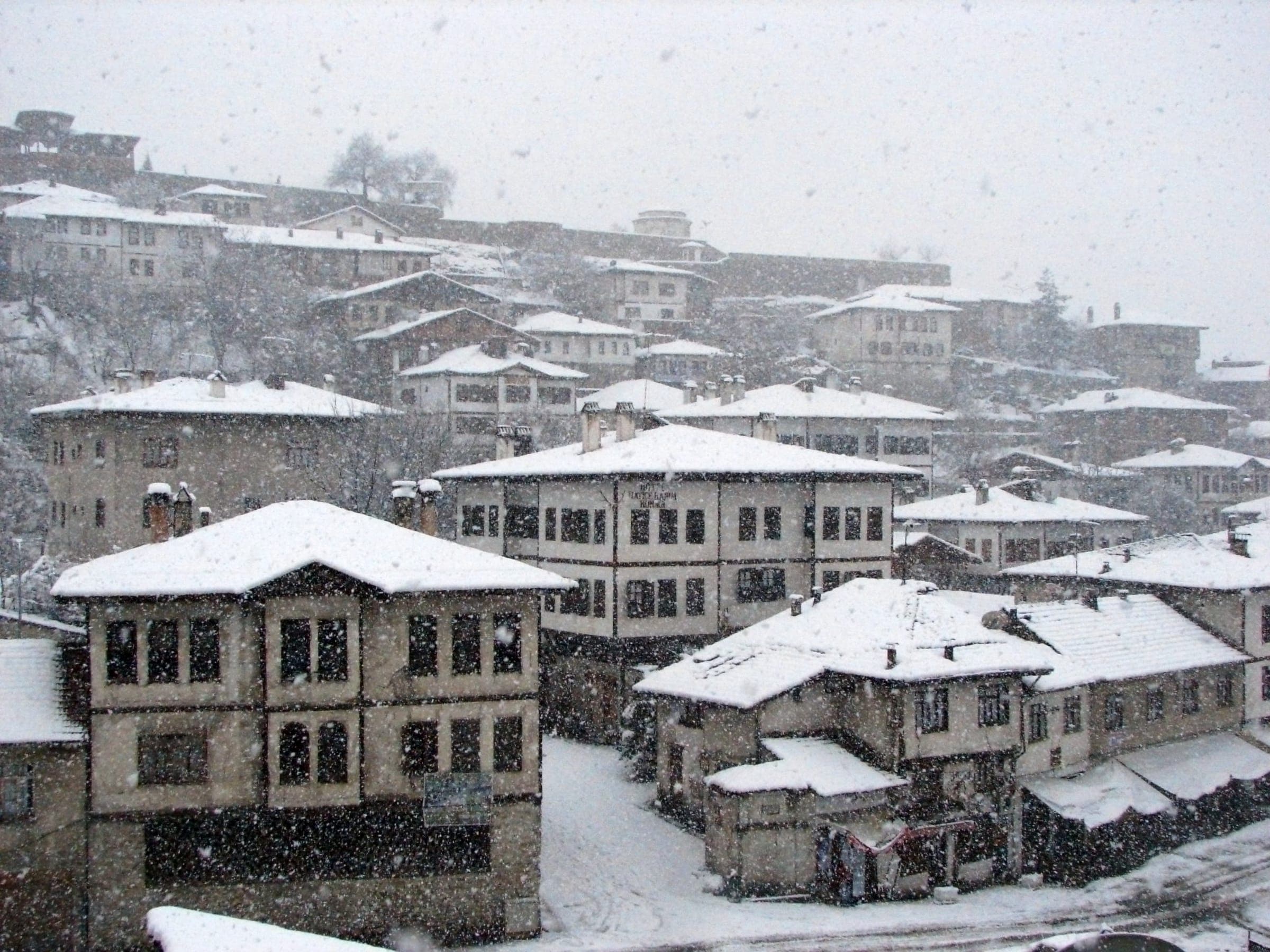 Invierno, Vista de Safranbolu