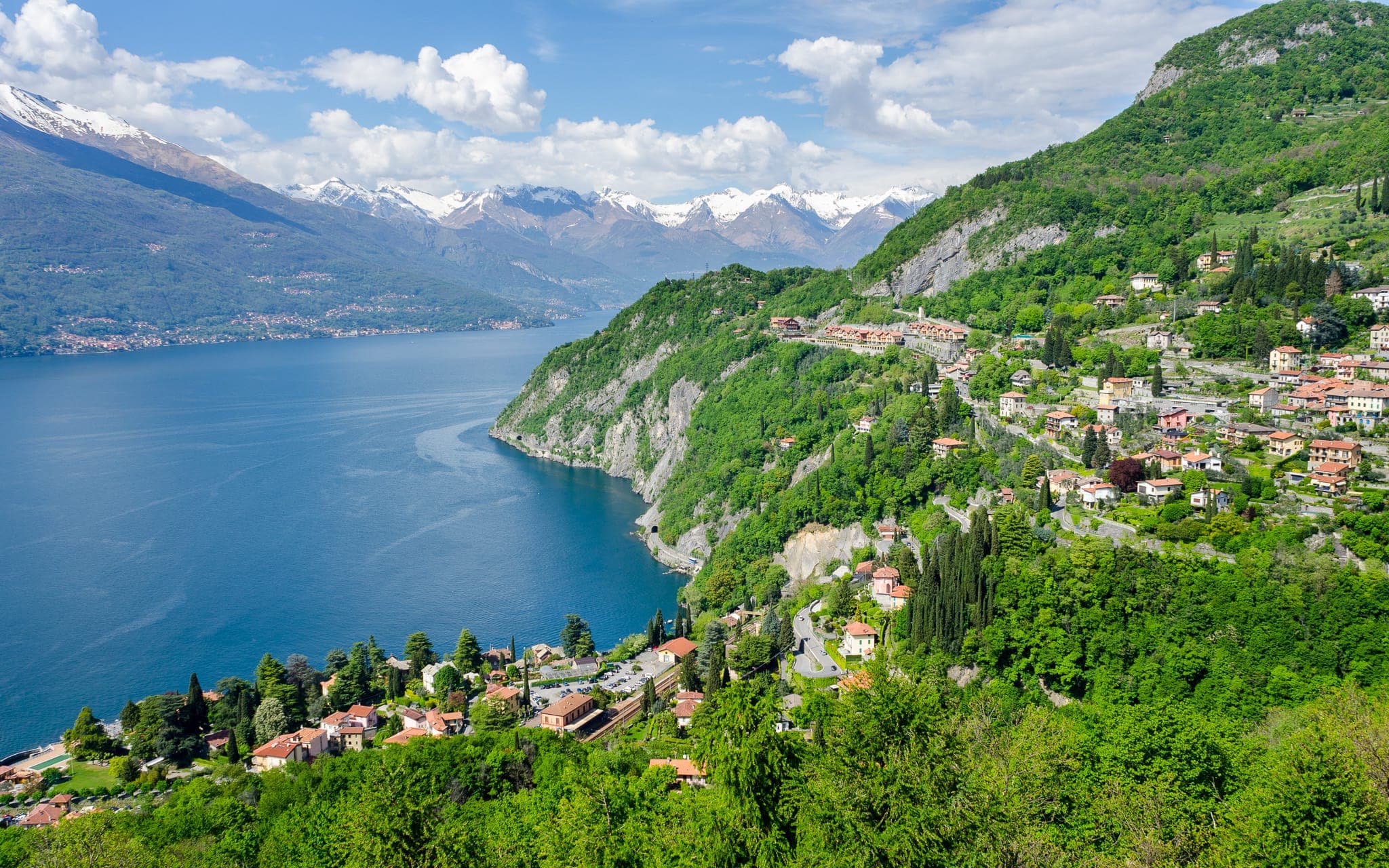 Primavera, Vista de Varenna