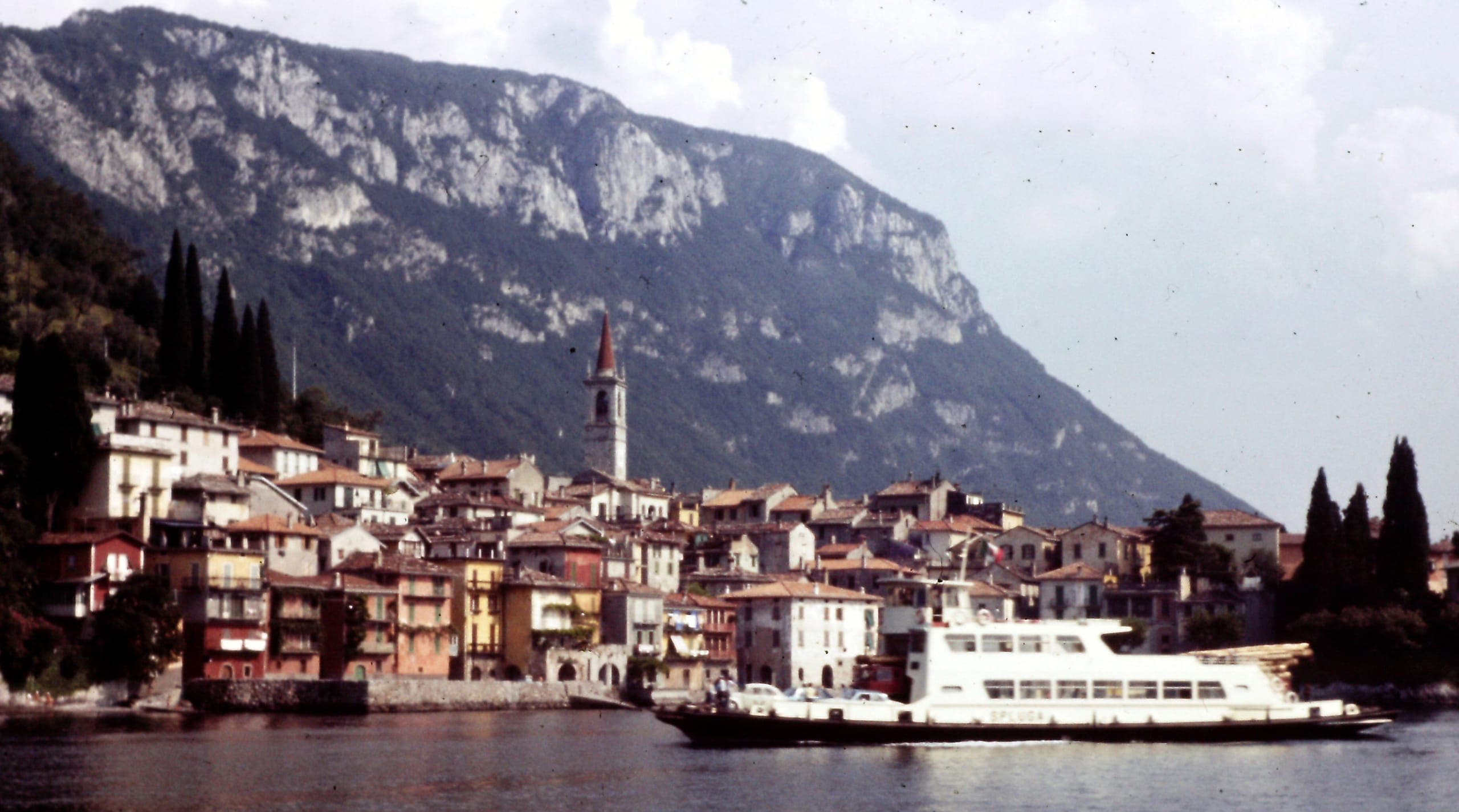 Invierno, Vista de Varenna