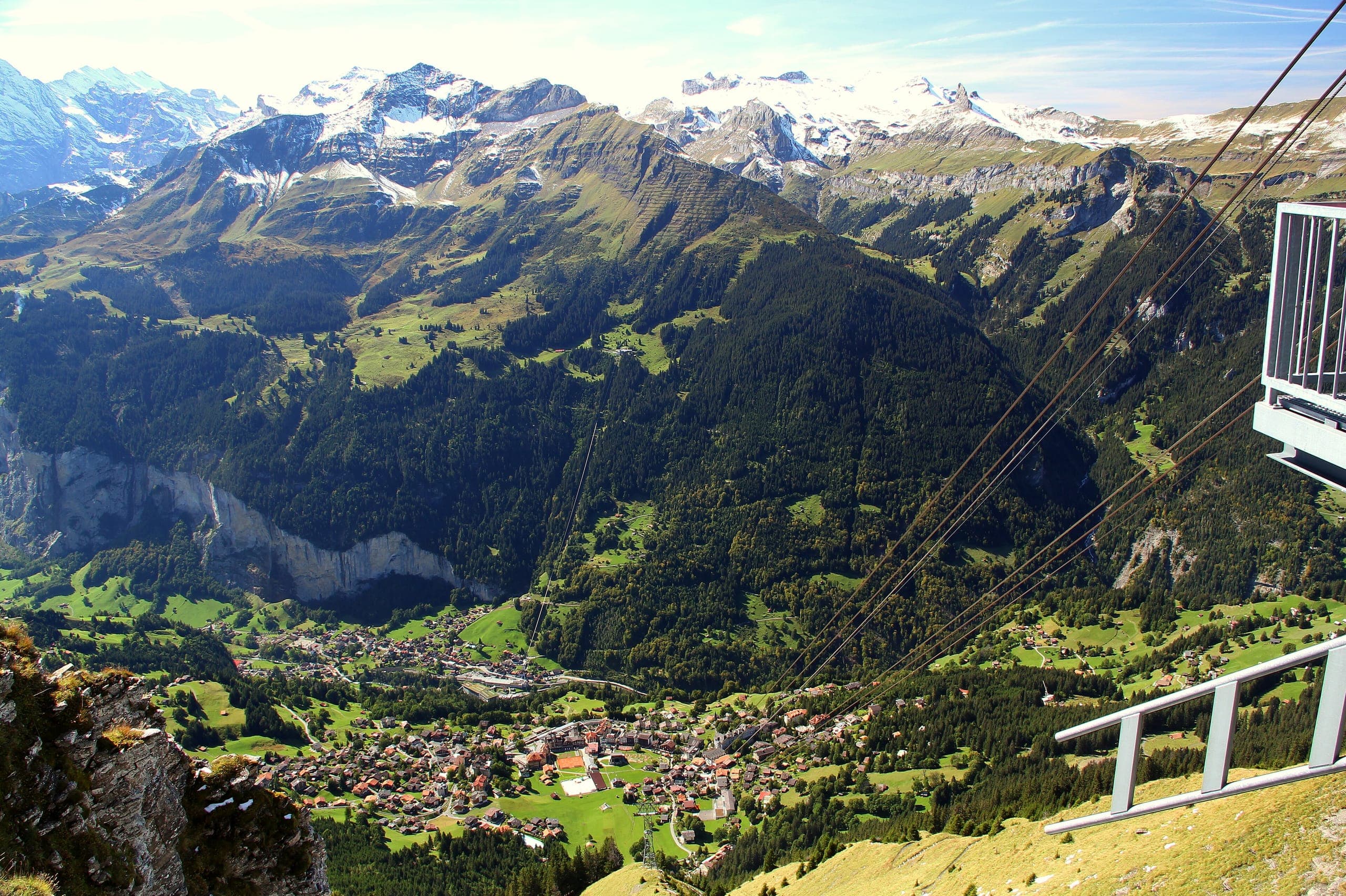 Herbst, Ansicht von Wengen