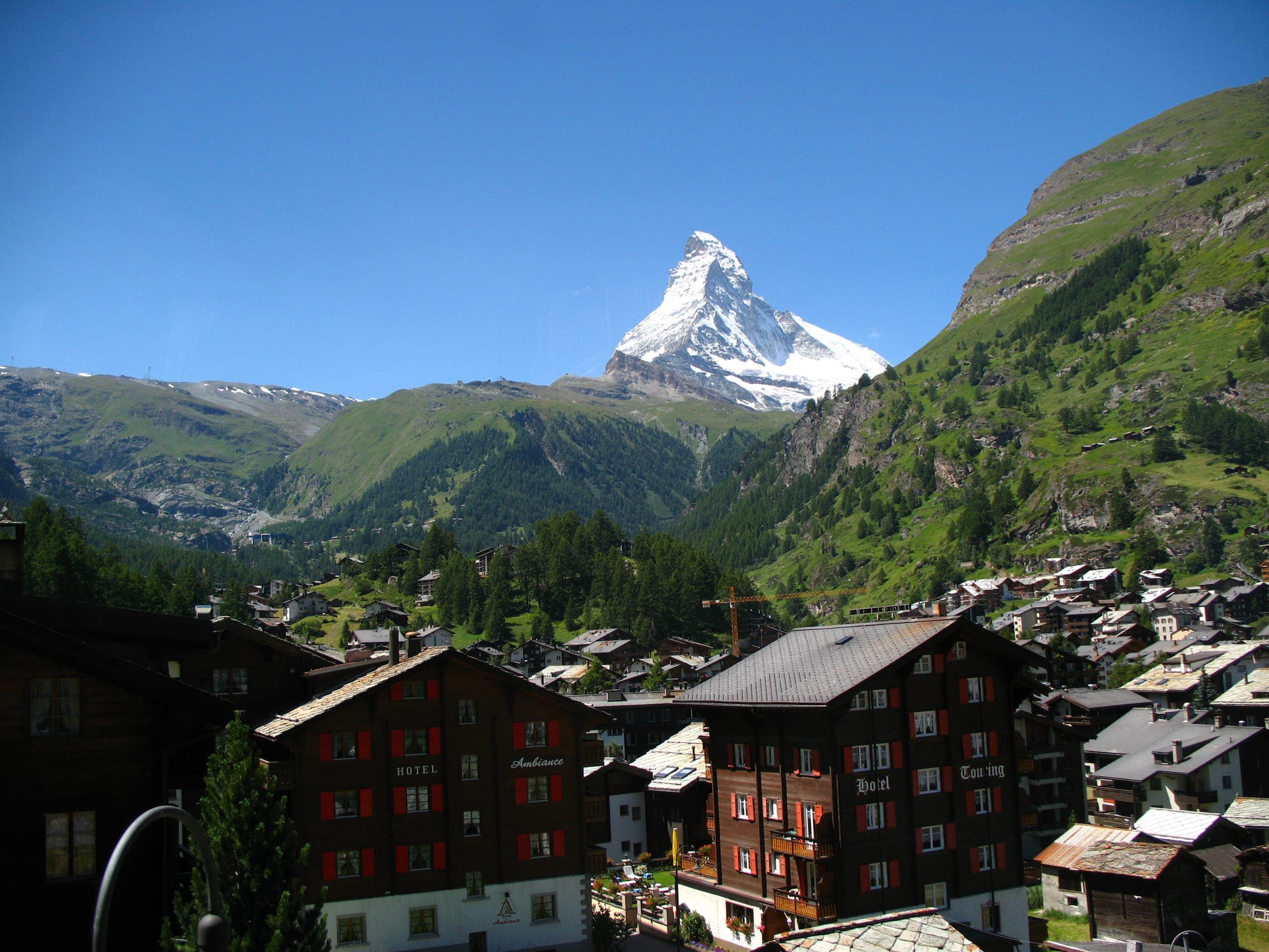 Sommer, Ansicht von Zermatt