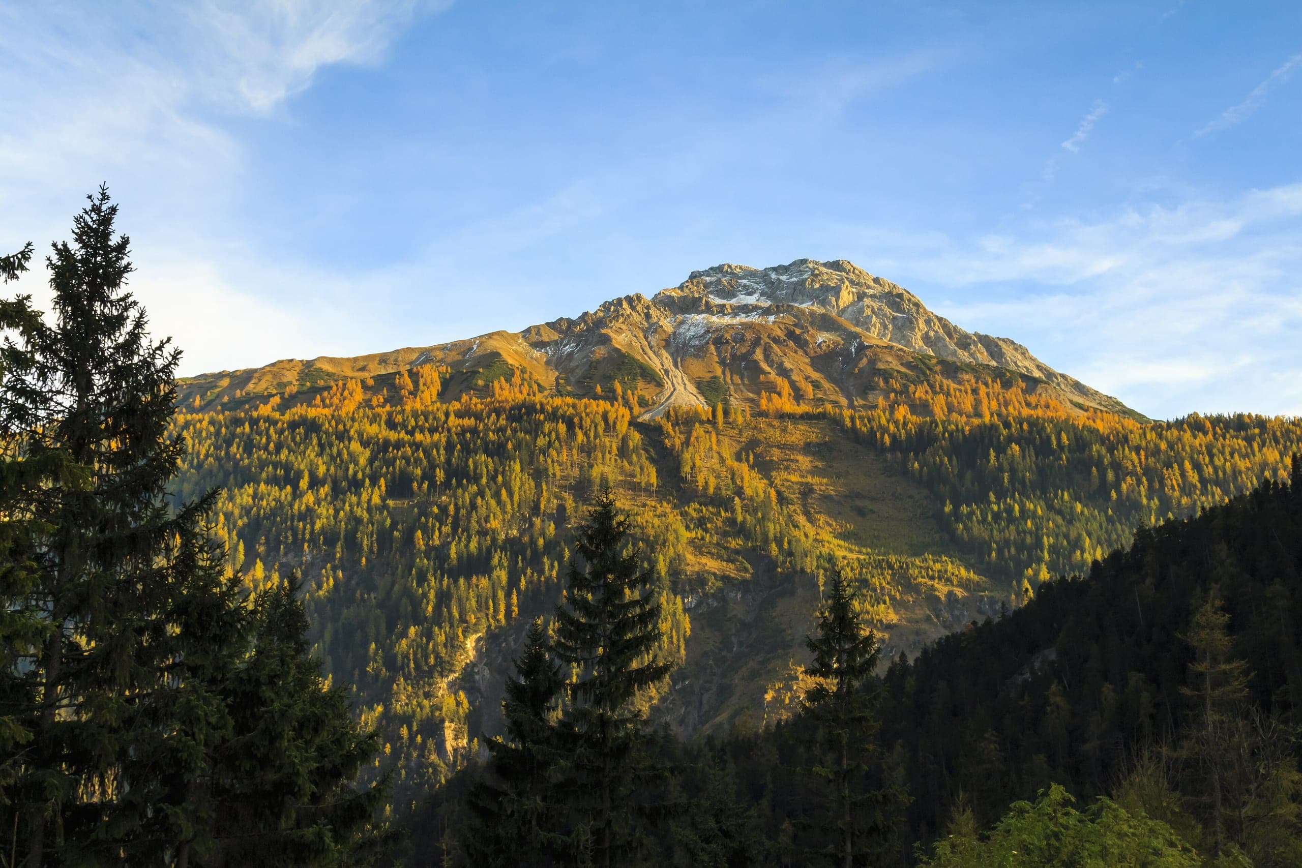 Otoño, Vista de Interlaken